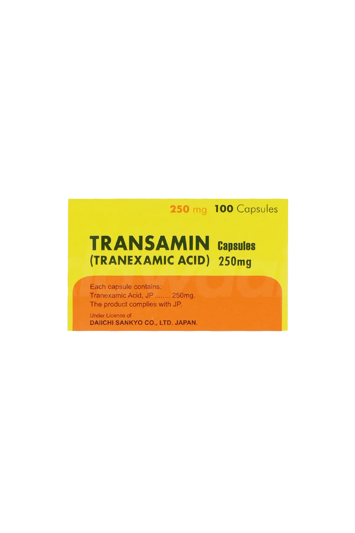 cap transamin 250mg 100s