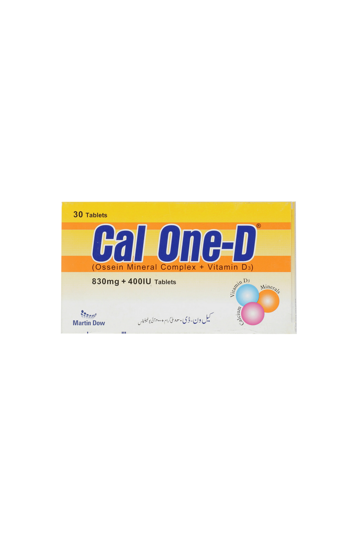 tab cal one d 830/400ui 30s martin