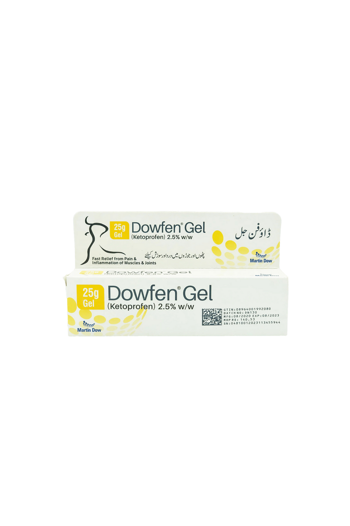 gel dowfen 2.5% 50g martin