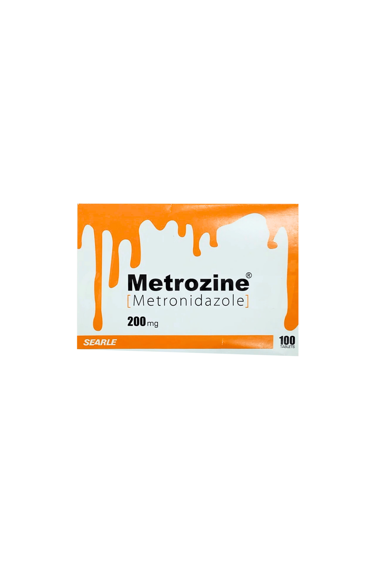 tab metrozine 200mg 100s