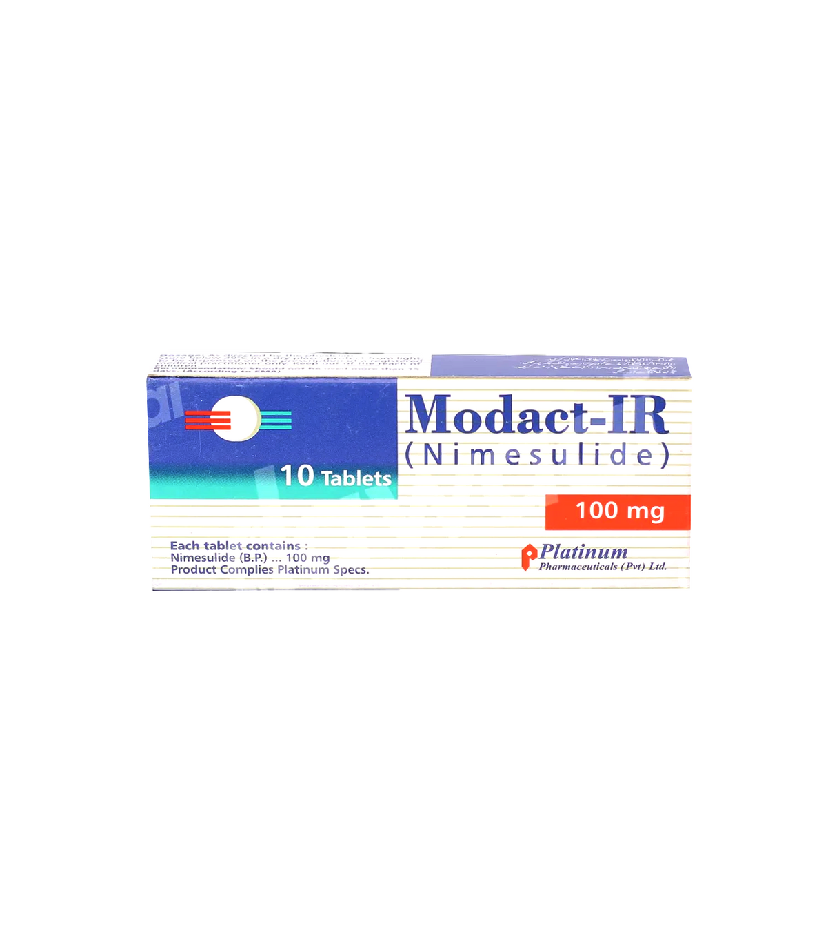 tab modact ir 100mg 10s