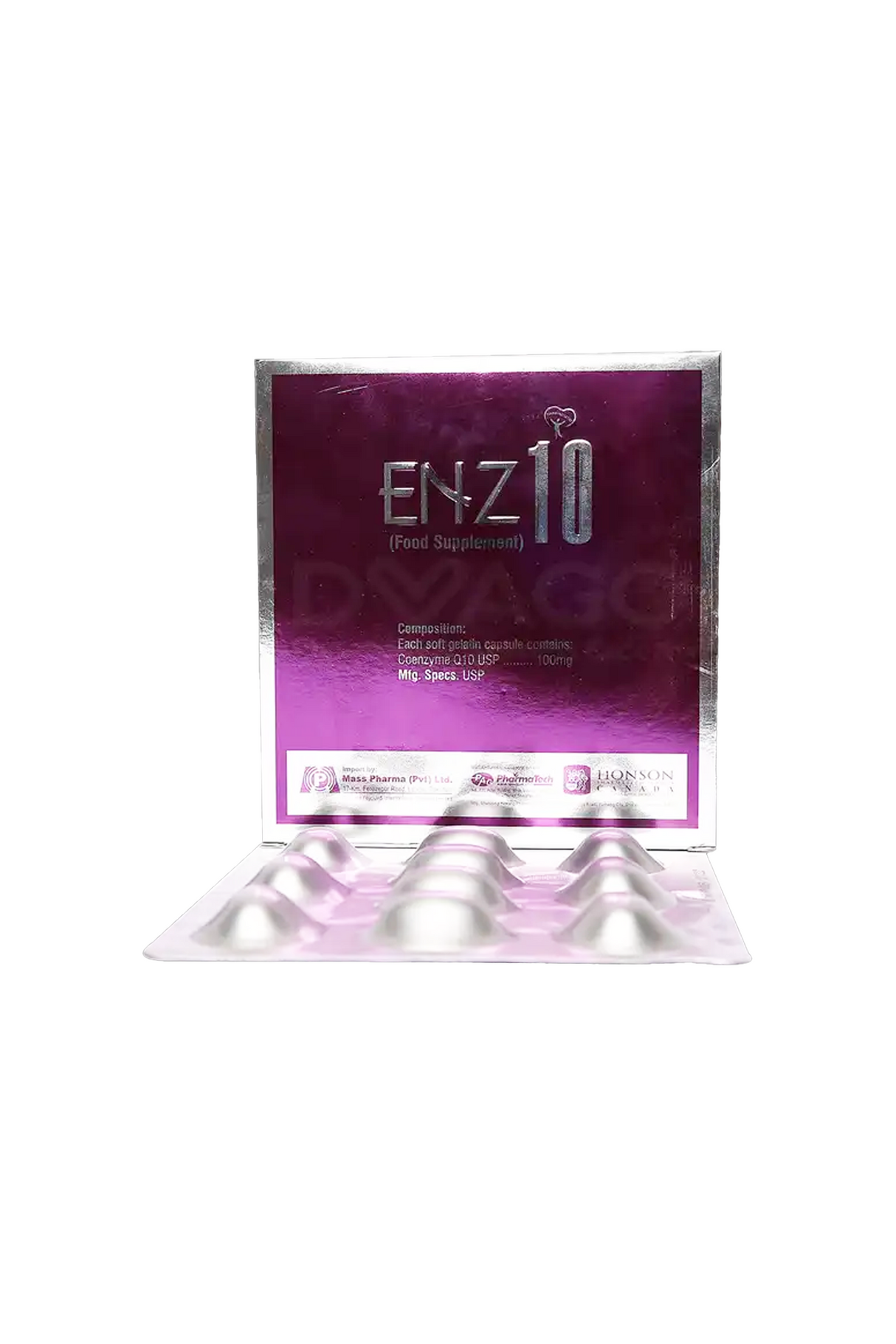 cap enz10 100mg 20s