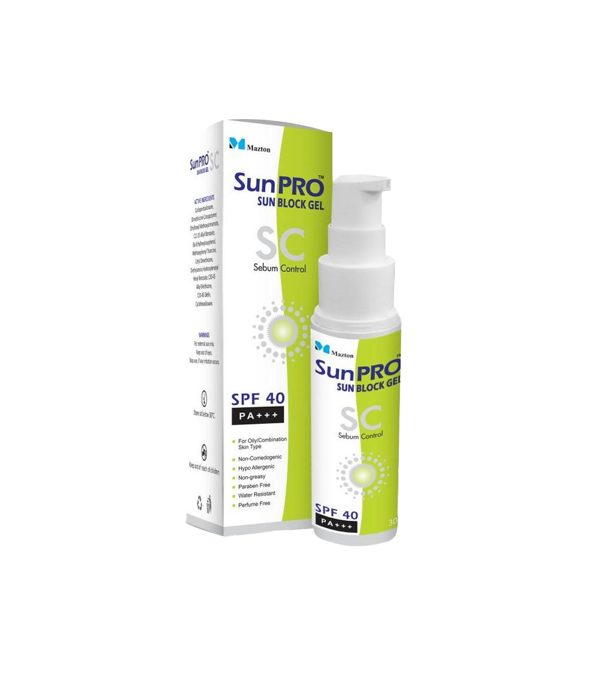 sunblock gel sunpro sc spf40 30g