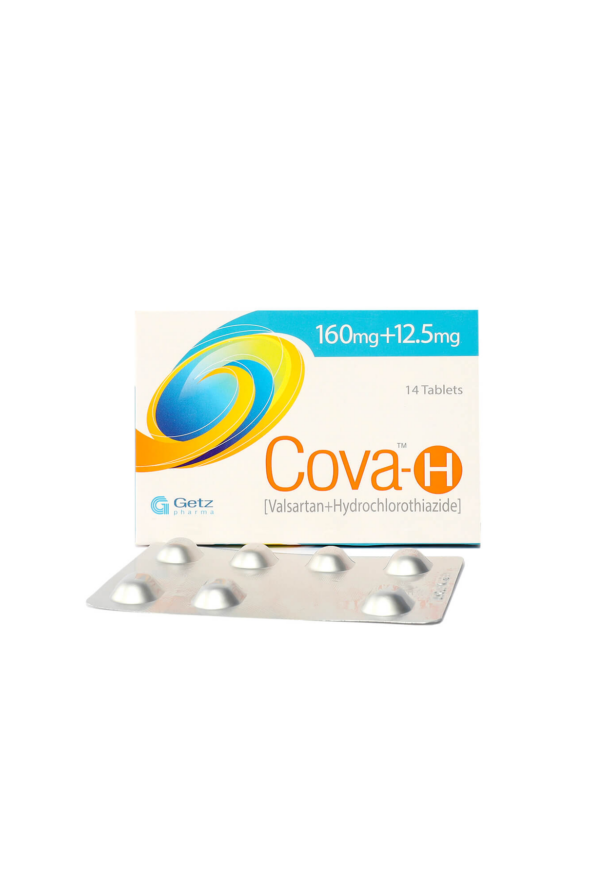 tab cova h 160/12.5mg 14s