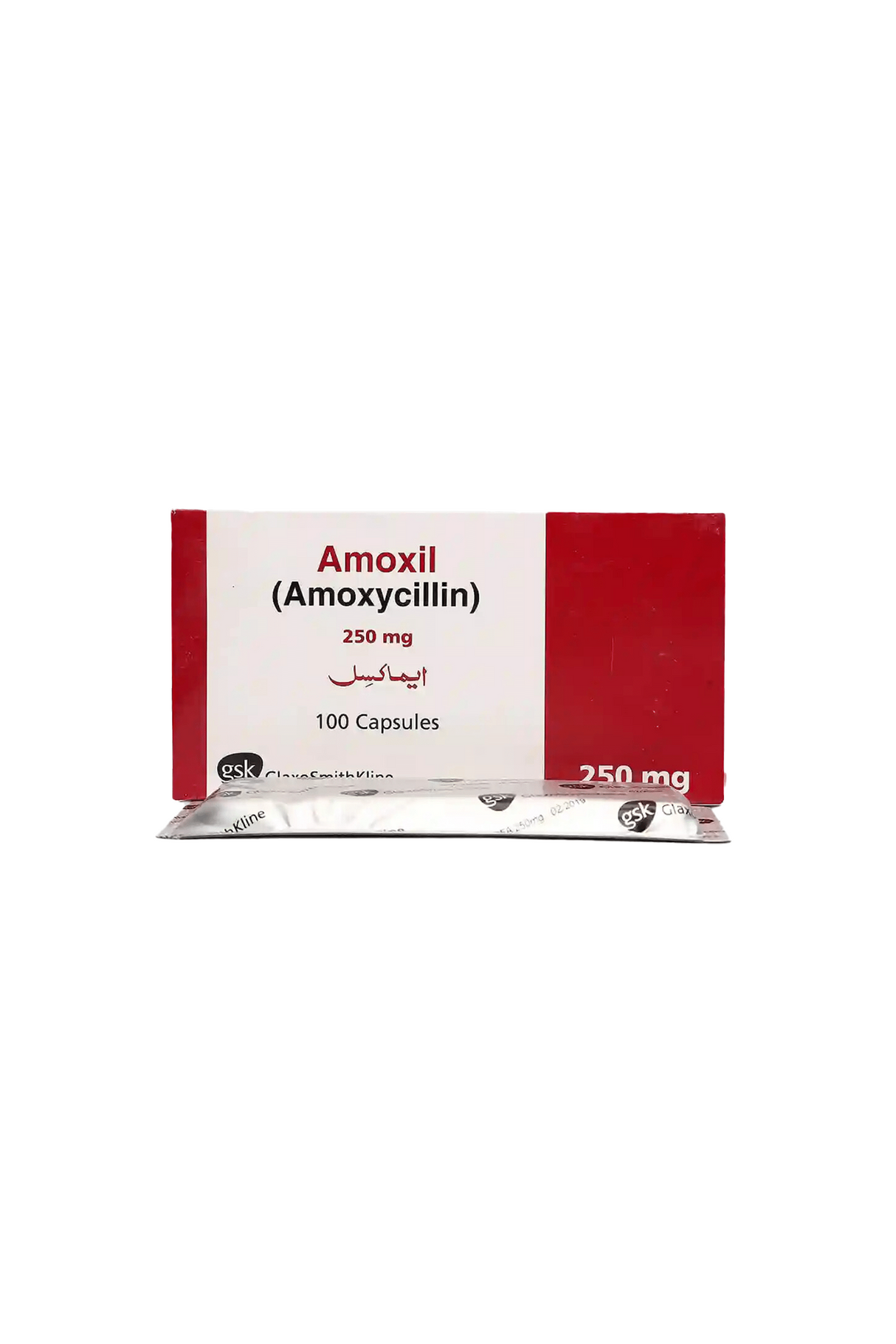 cap amoxil 250mg 100s gsk