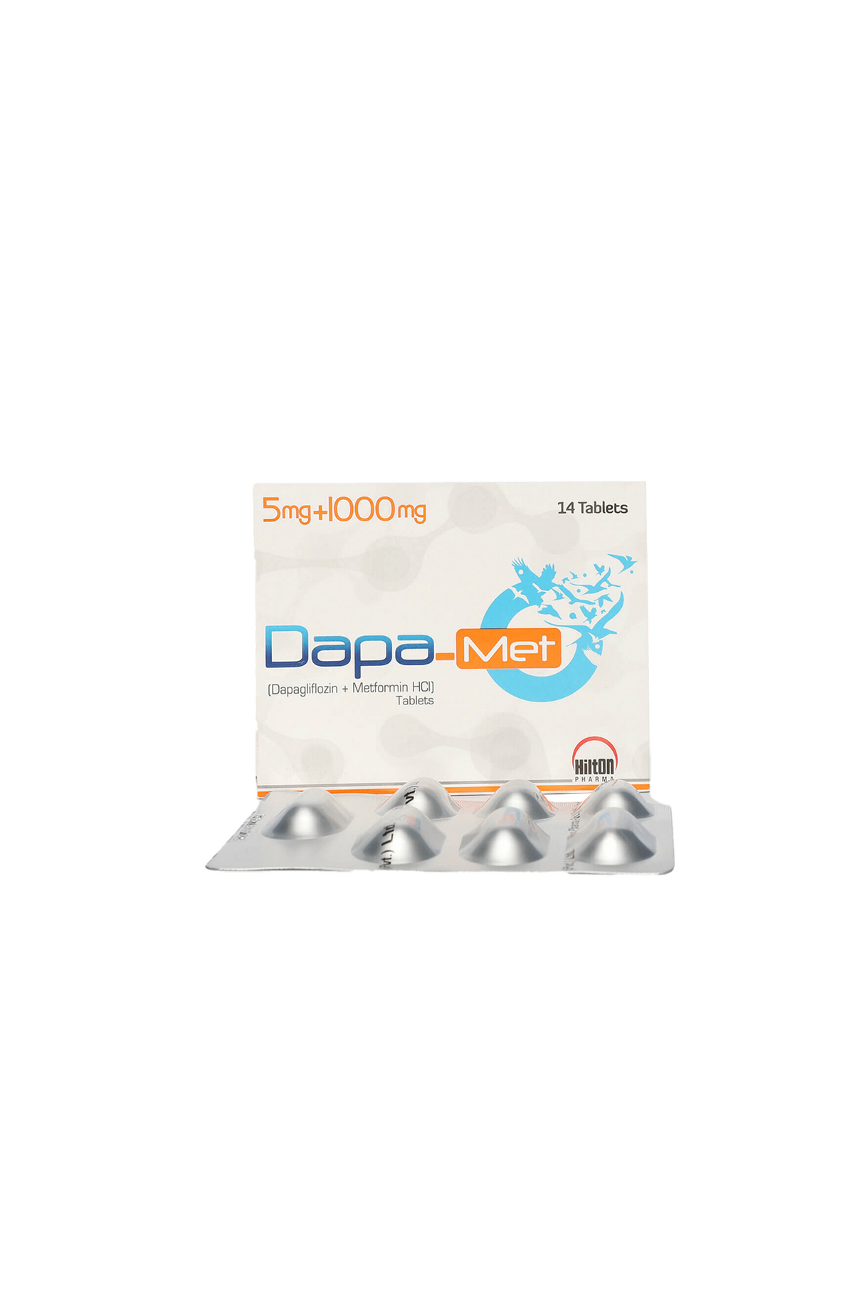 tab dapa met 5/1000mg 14s