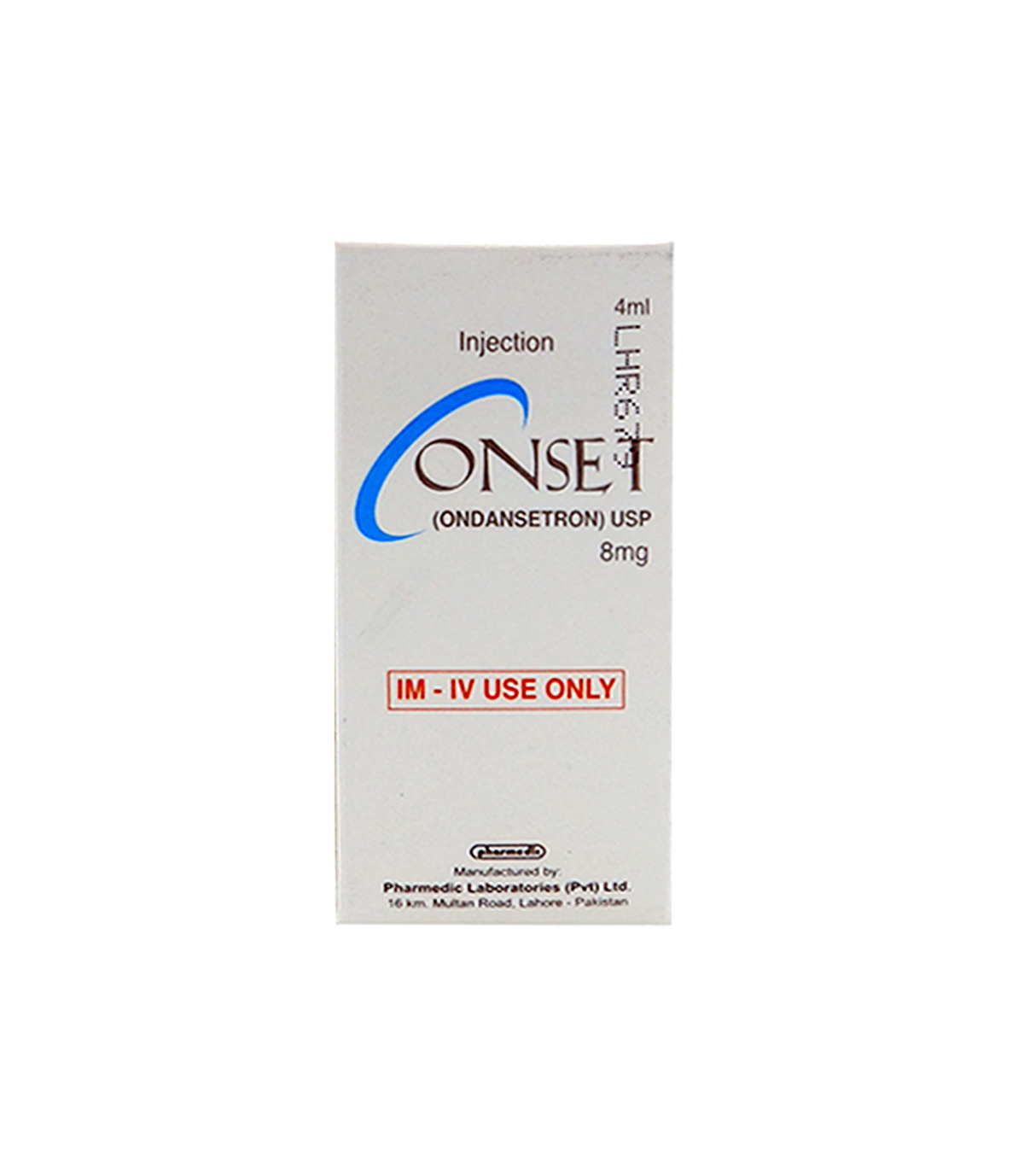 injection onset 8mg 4ml