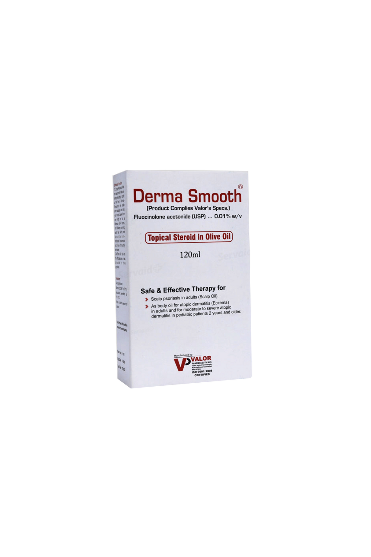 derma smooth oil 120ml