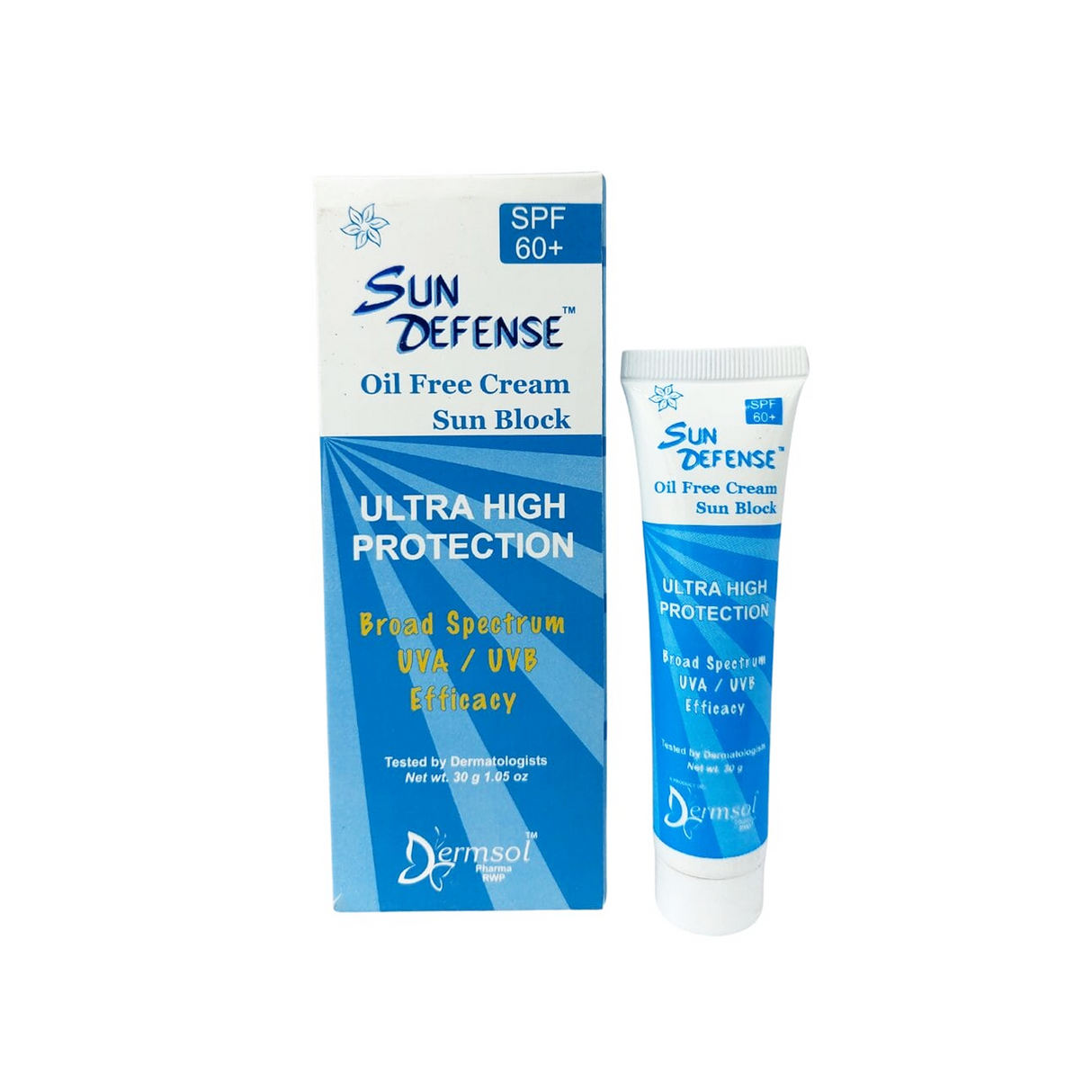 crm sun defense oil free spf60 30g