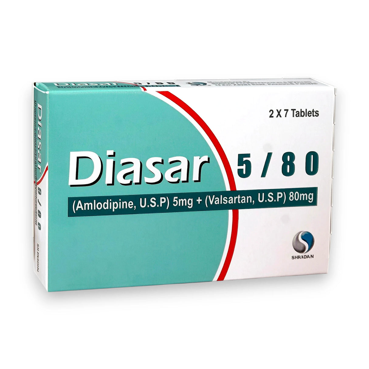 tablets diasar 5/80mg 14s