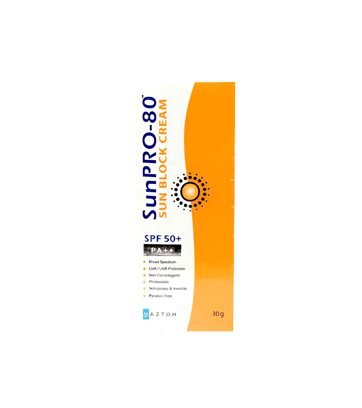 crm sunblock sunpro-80 spf 50+ 30g