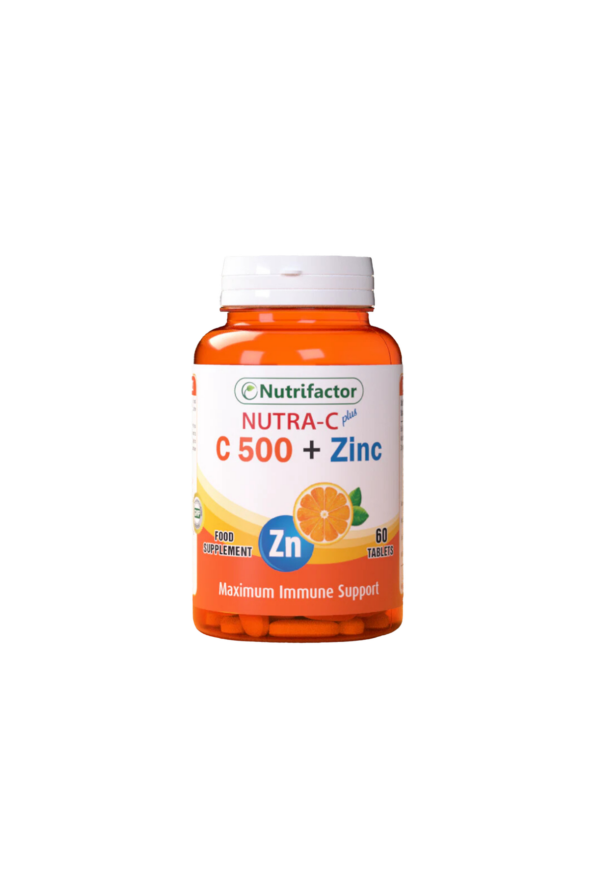 nutrifactor tab nutra c500+zinc 60t 1s