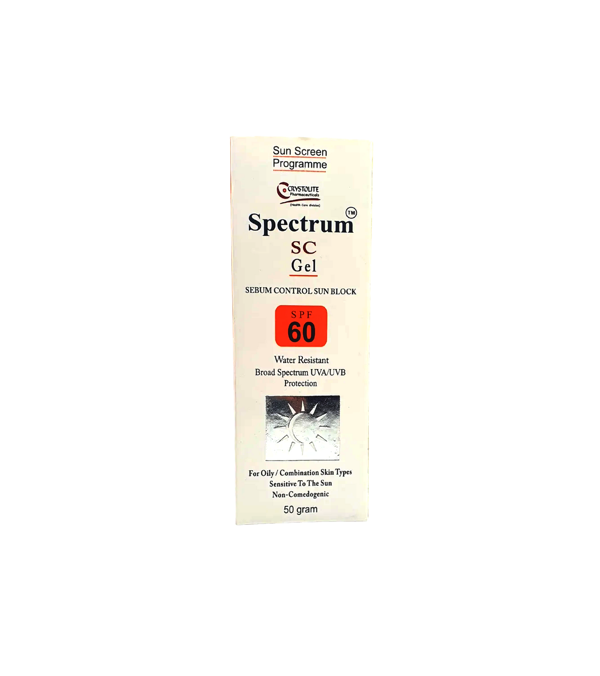 gel spectrum sc spf60 50g