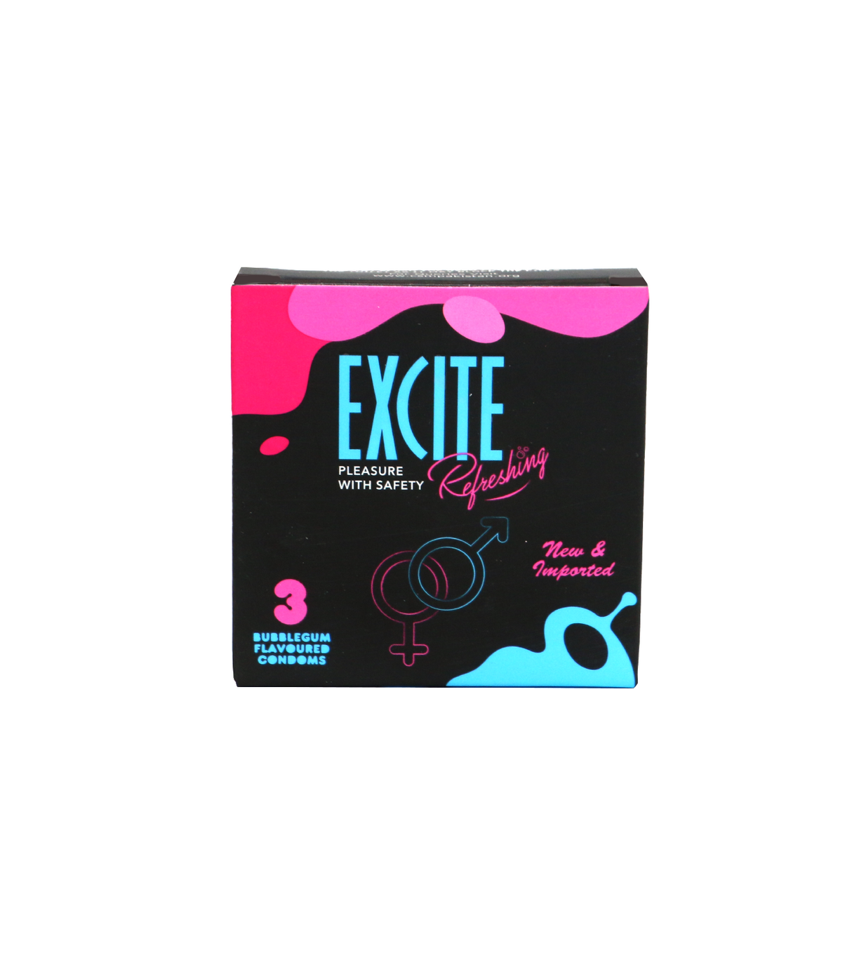 excite condom refeshing 3p 1s