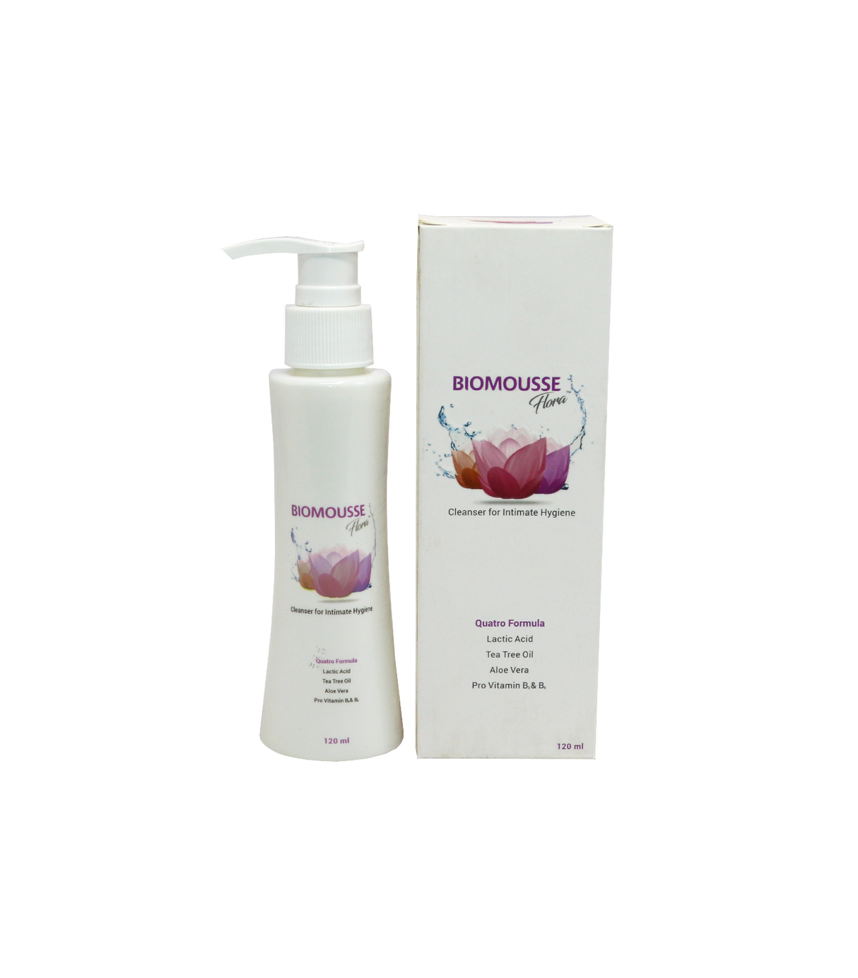 biomousse flora intimate hygiene 120ml