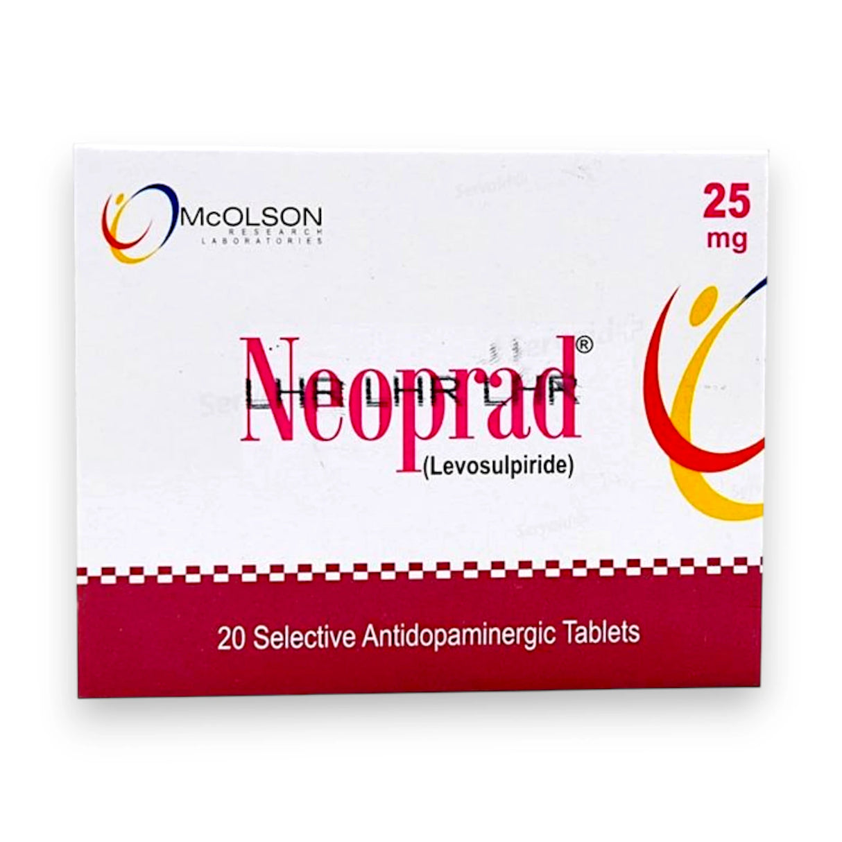 tablets neoprad 25mg 20s