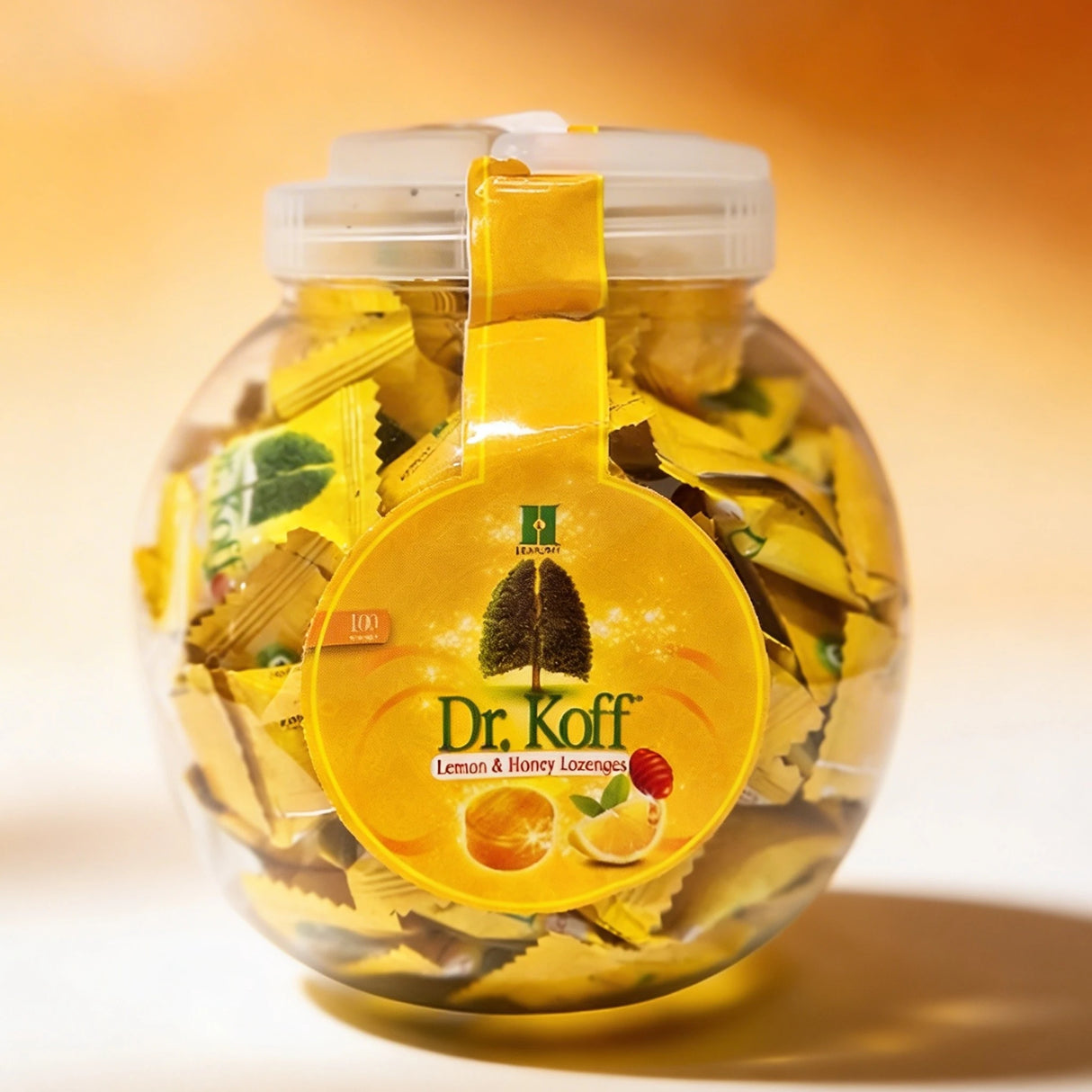 dr koff lemon&honey lozenges 100s
