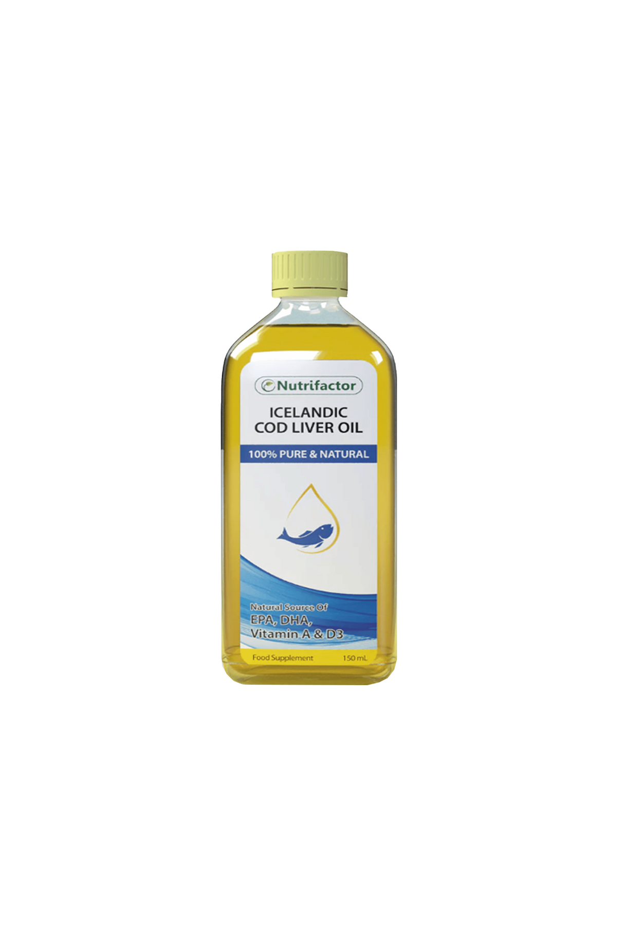 nutrifactor icelandic cod liver oil 150ml