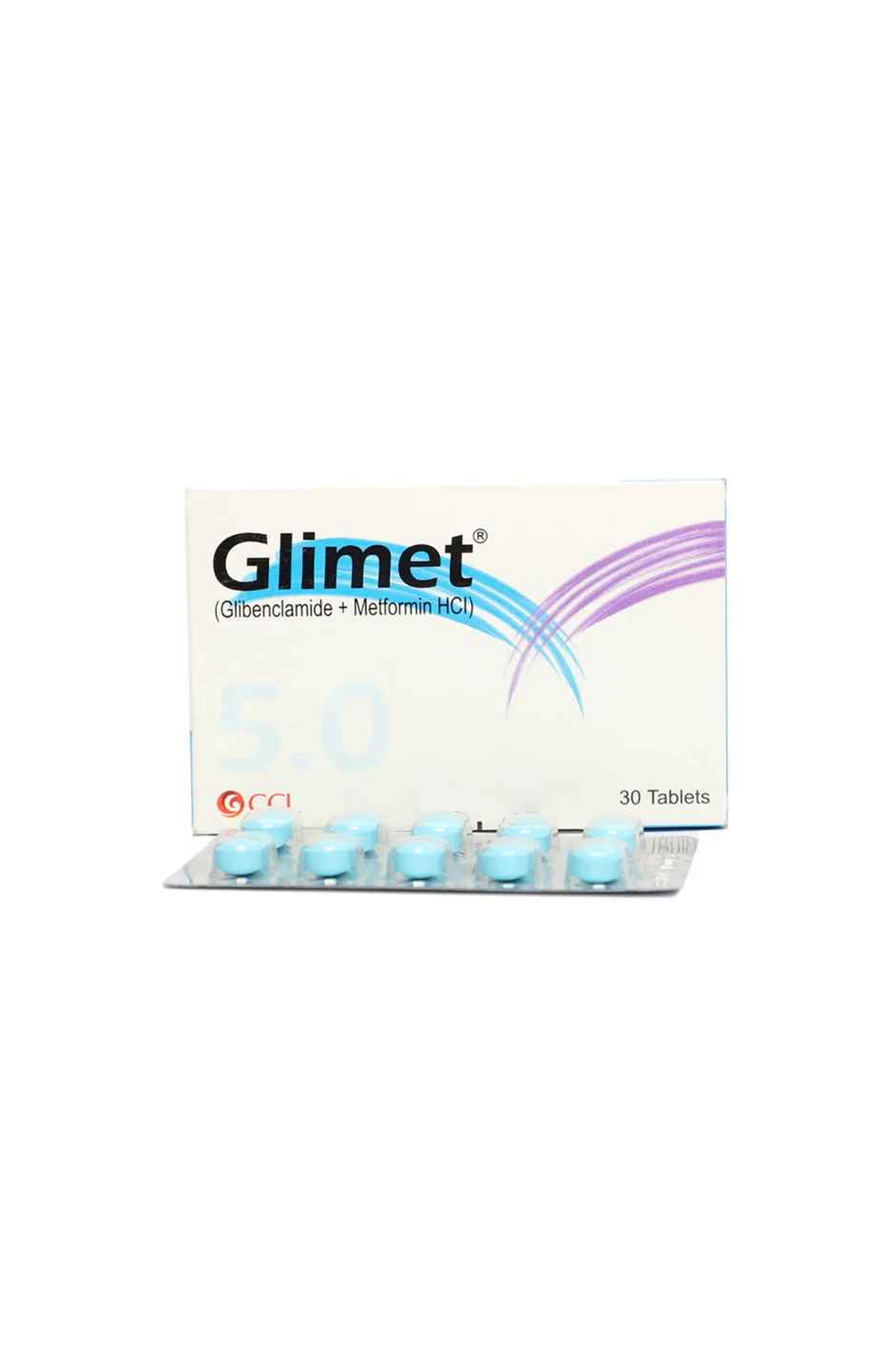 tab glimet 5.0/500mg 30s