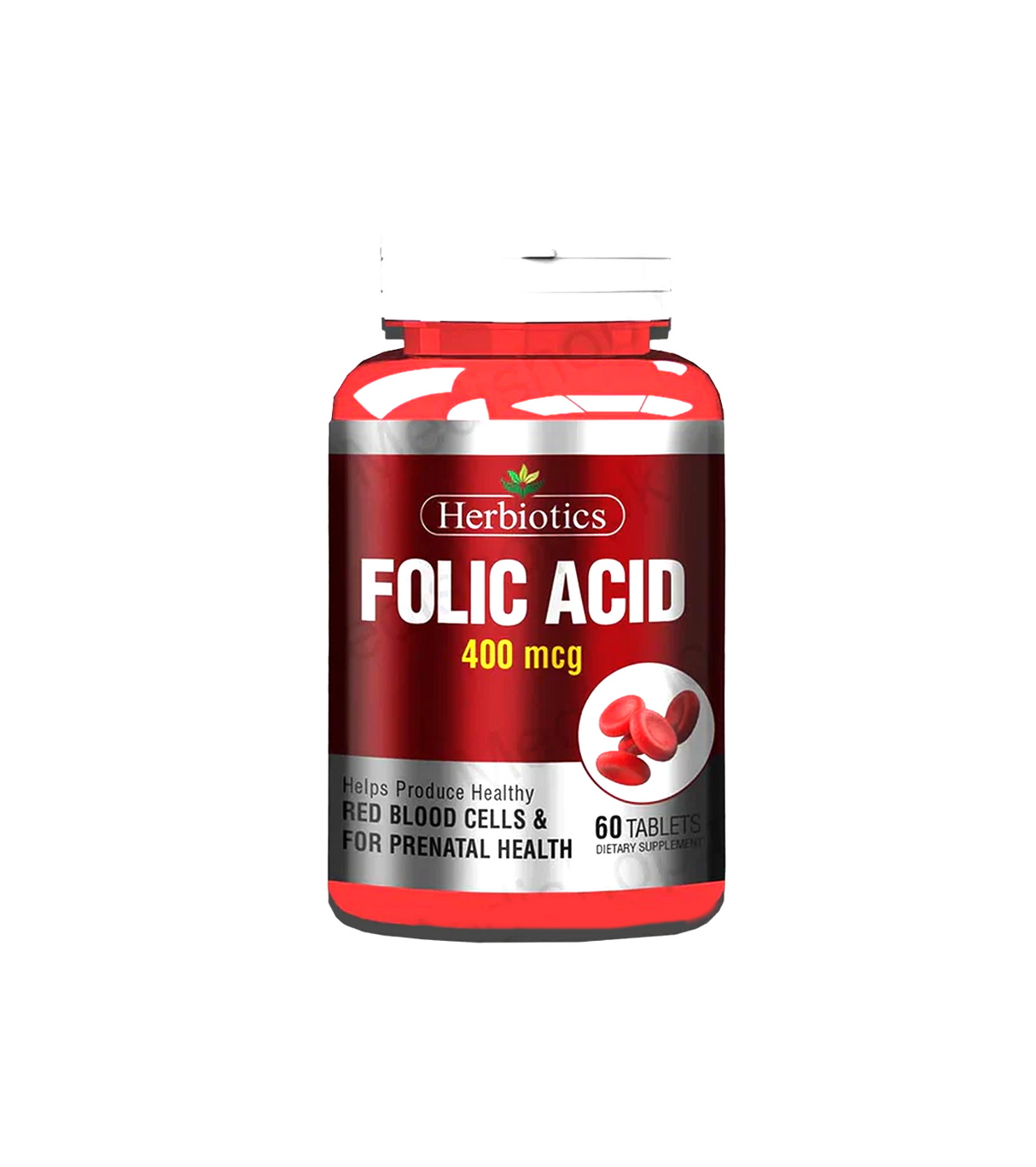 herbiotics tab folic acid 400mcg 60t 1s