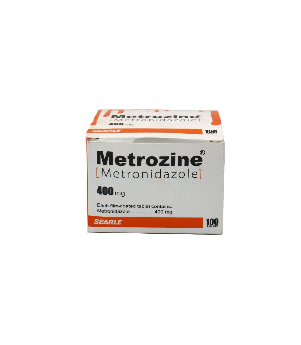 tab metrozine 400mg 100s