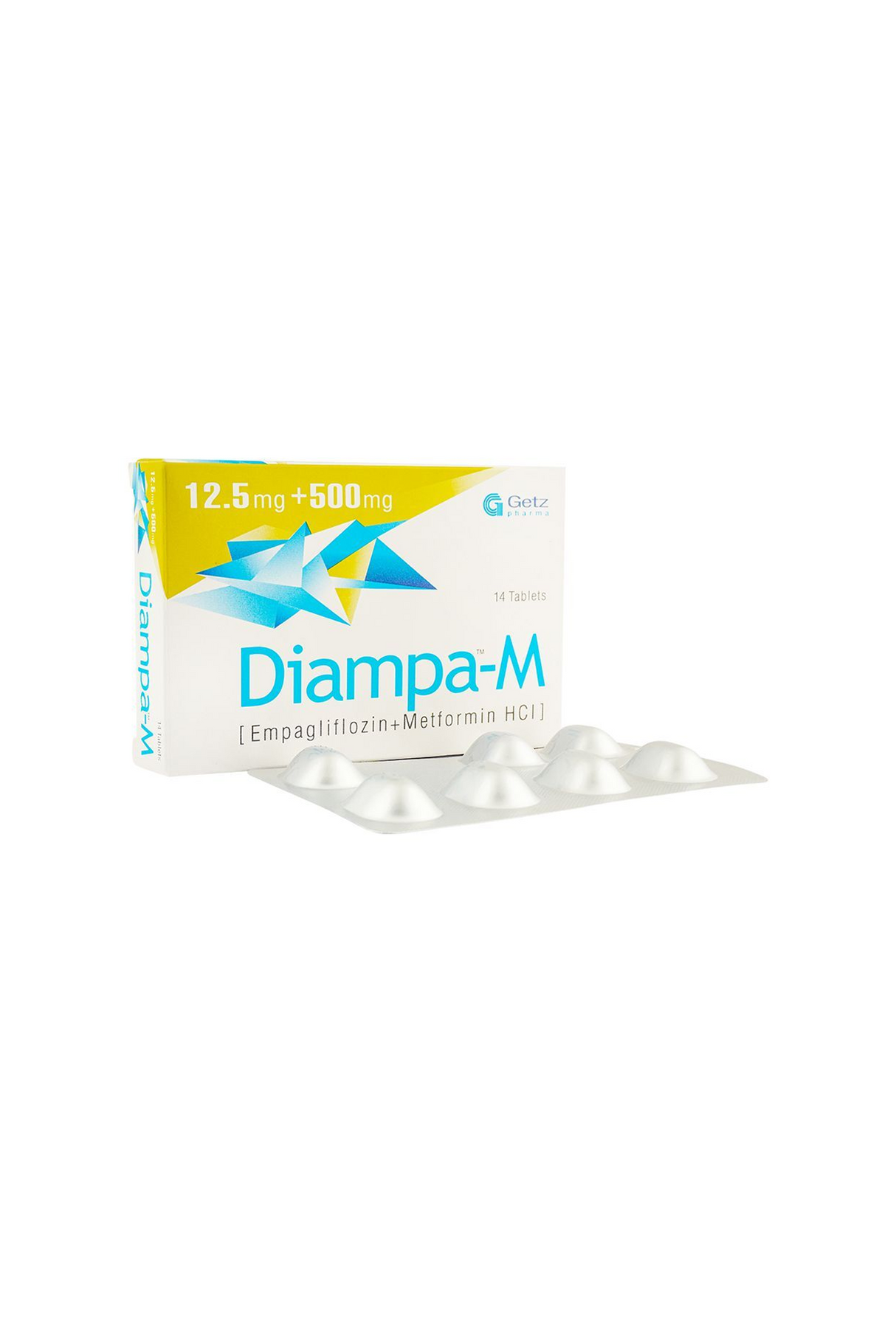 tab diampa m 12.5/500mg 14s