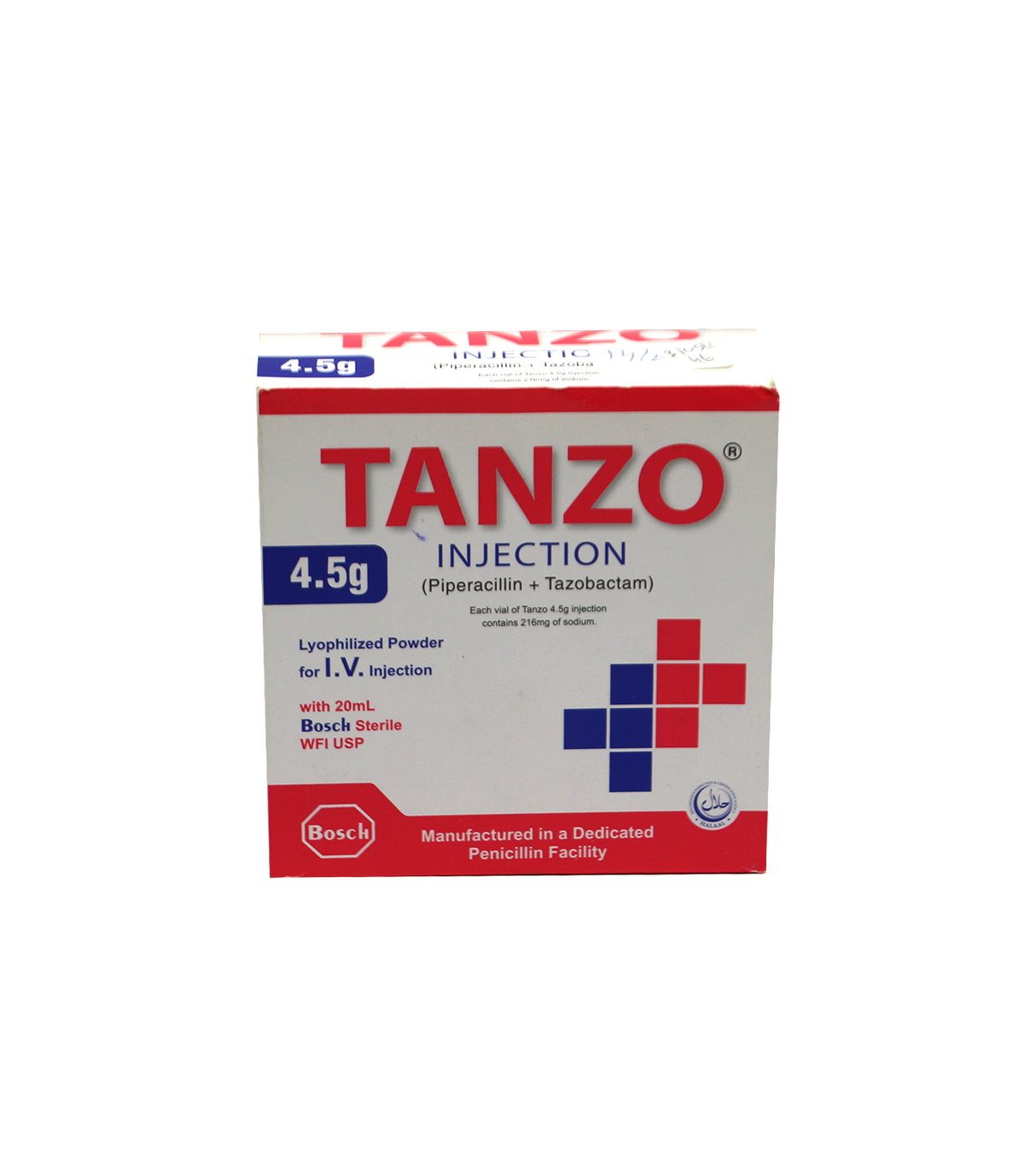 inj tanzo 4.5g/20ml iv 1s