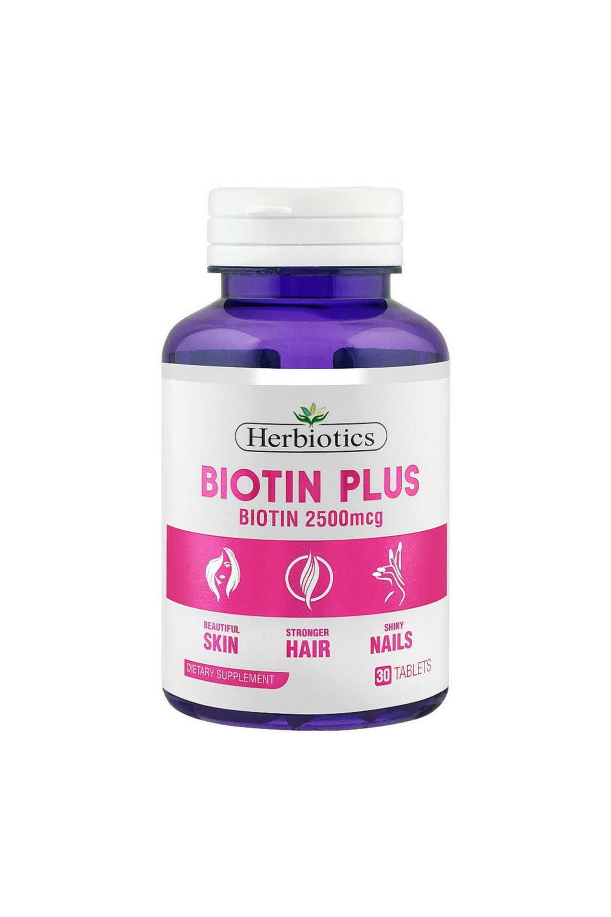 herbiotics tab biotin plus 2500mcg 30t 1s