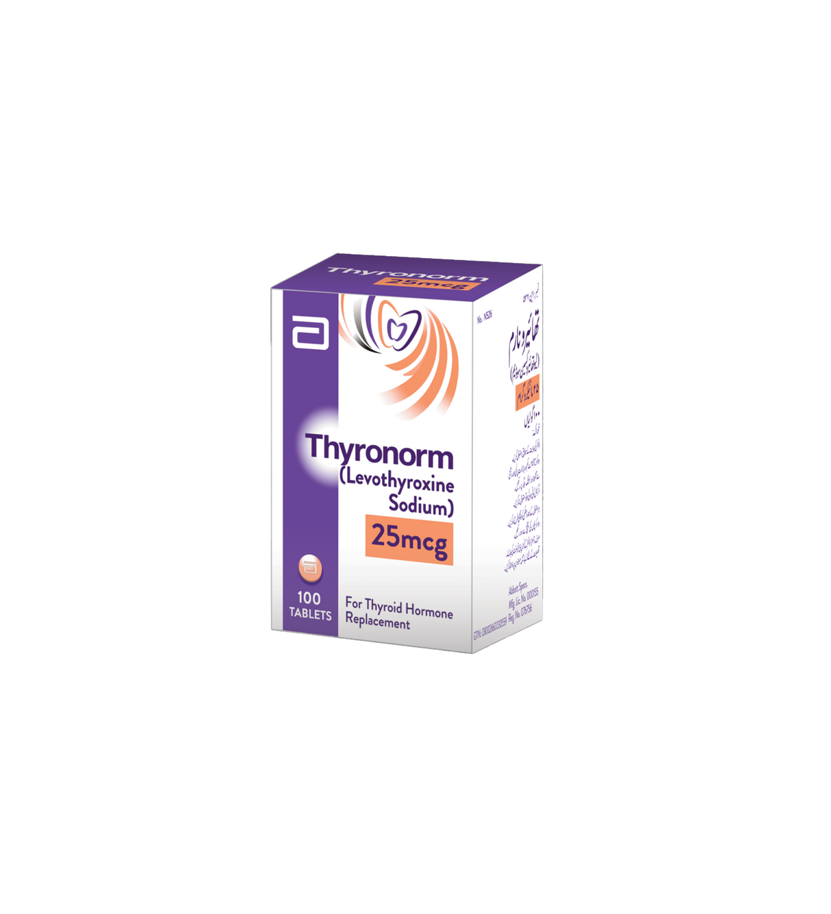 tab thyronorm 25mcg 100t 1s abbot