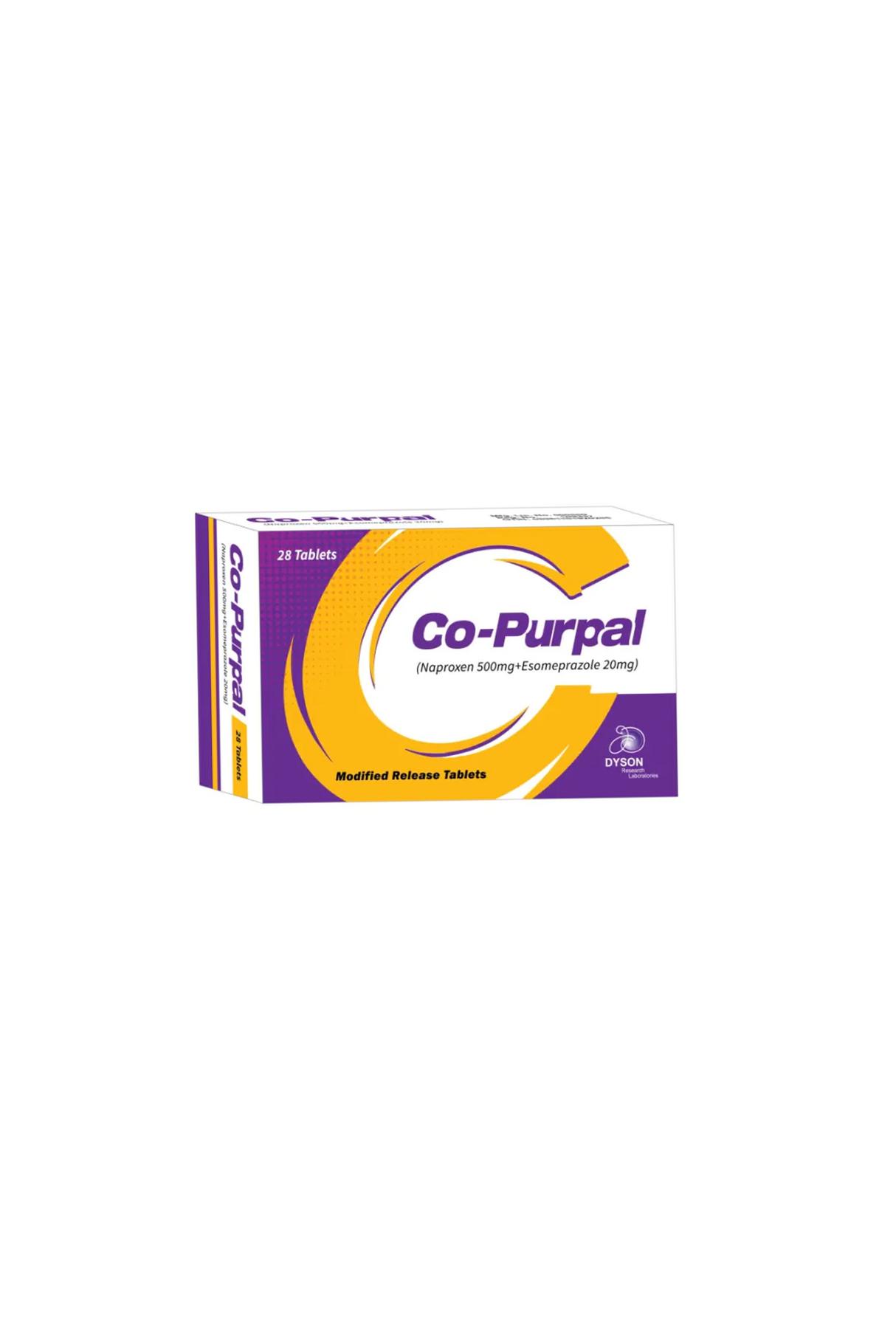 tab co purpal 20mg 28s