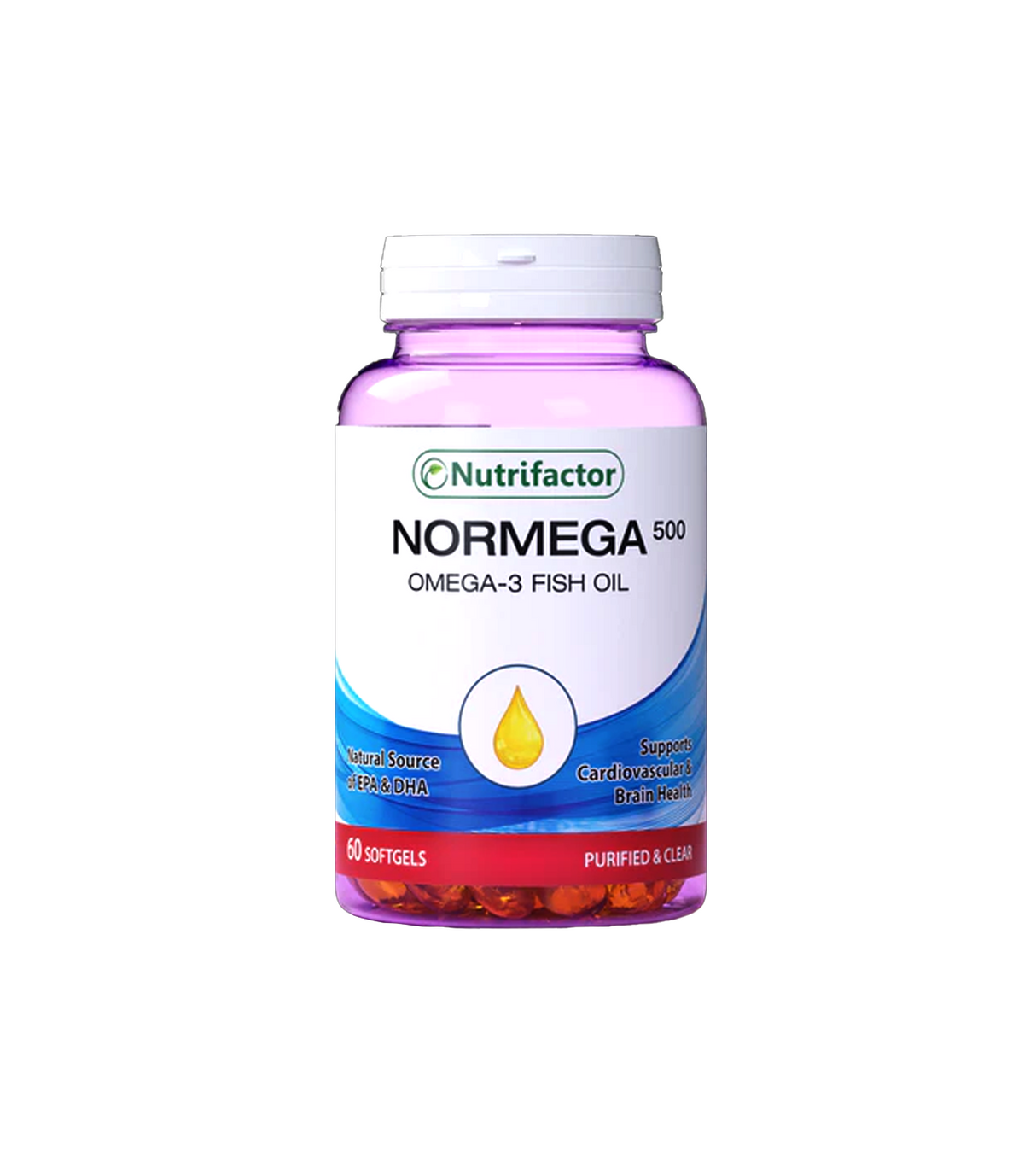 nutrifactor cap normega 500mg fish oil 60p 1s