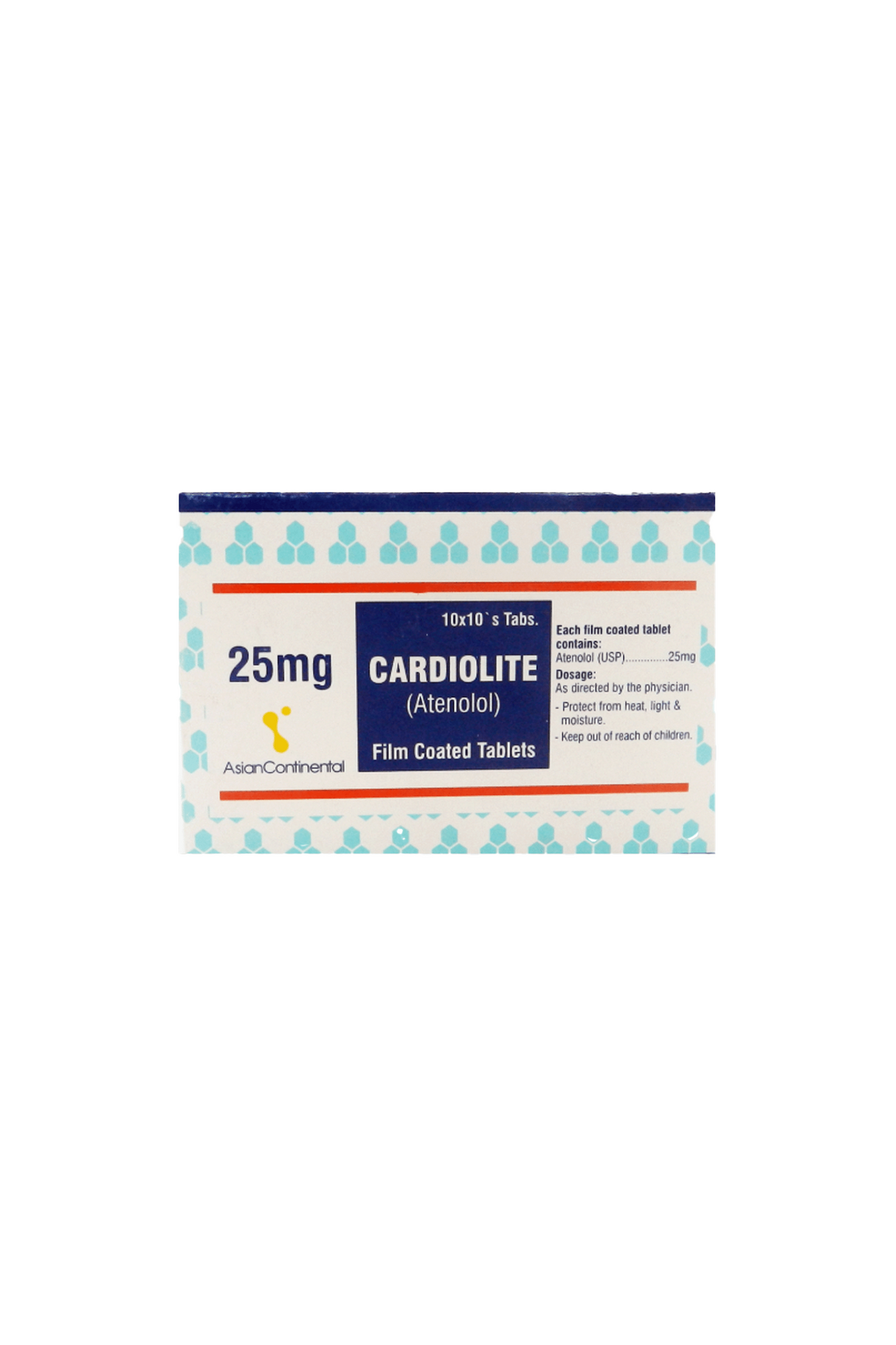 tab cardiolite 25mg 30s