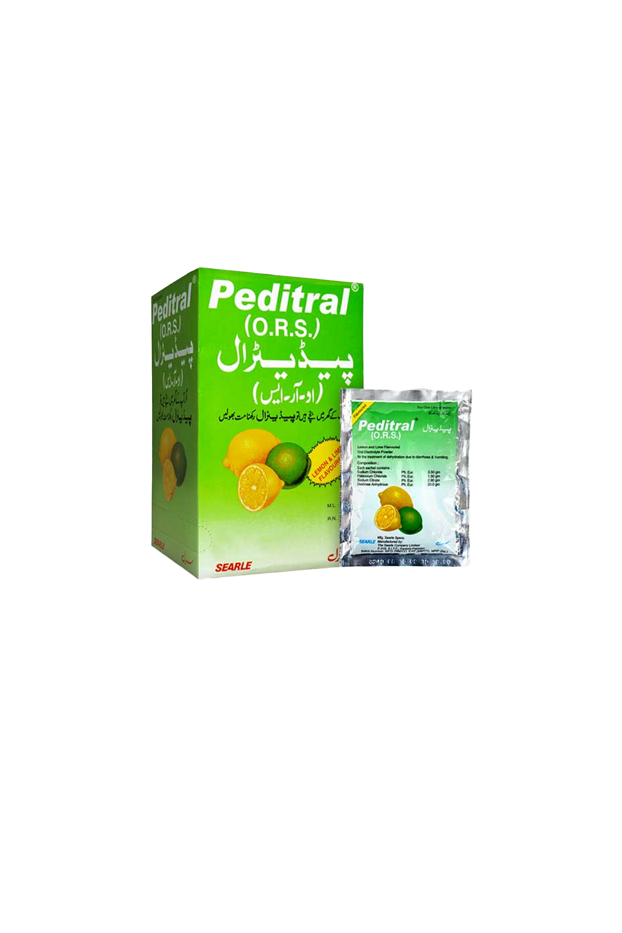 sachet peditral ors lemon 25s