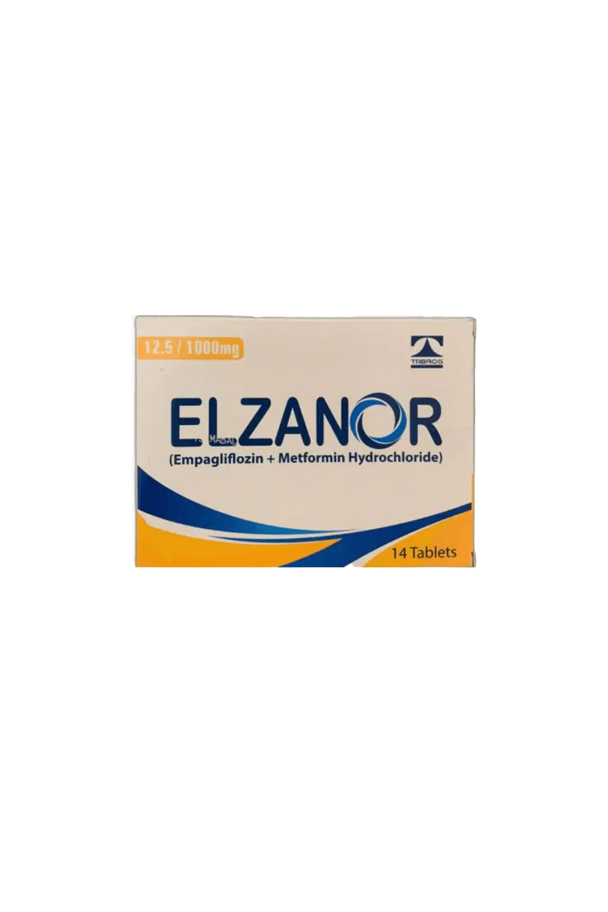 tab elzanor 12.5/1000mg 14s