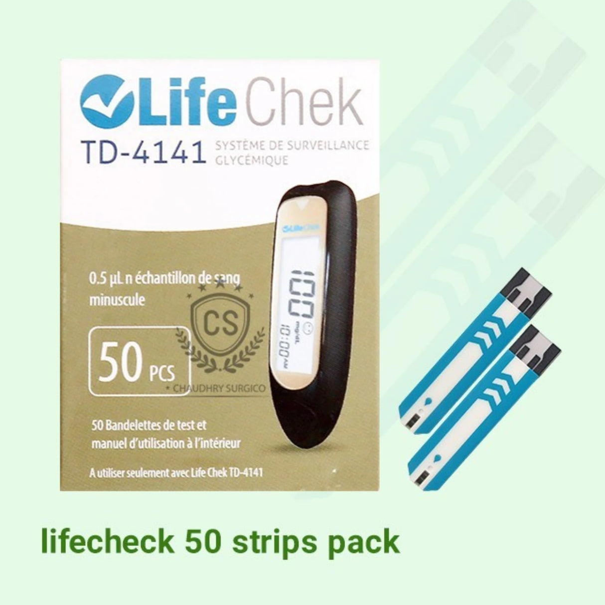 life chek test strips td4141 50p 1s