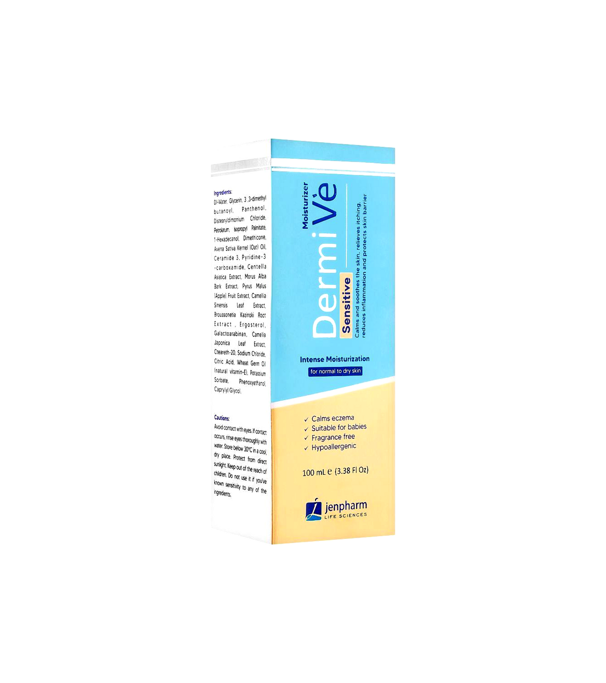 jenpharm dermive sensitive moisturizer 100ml