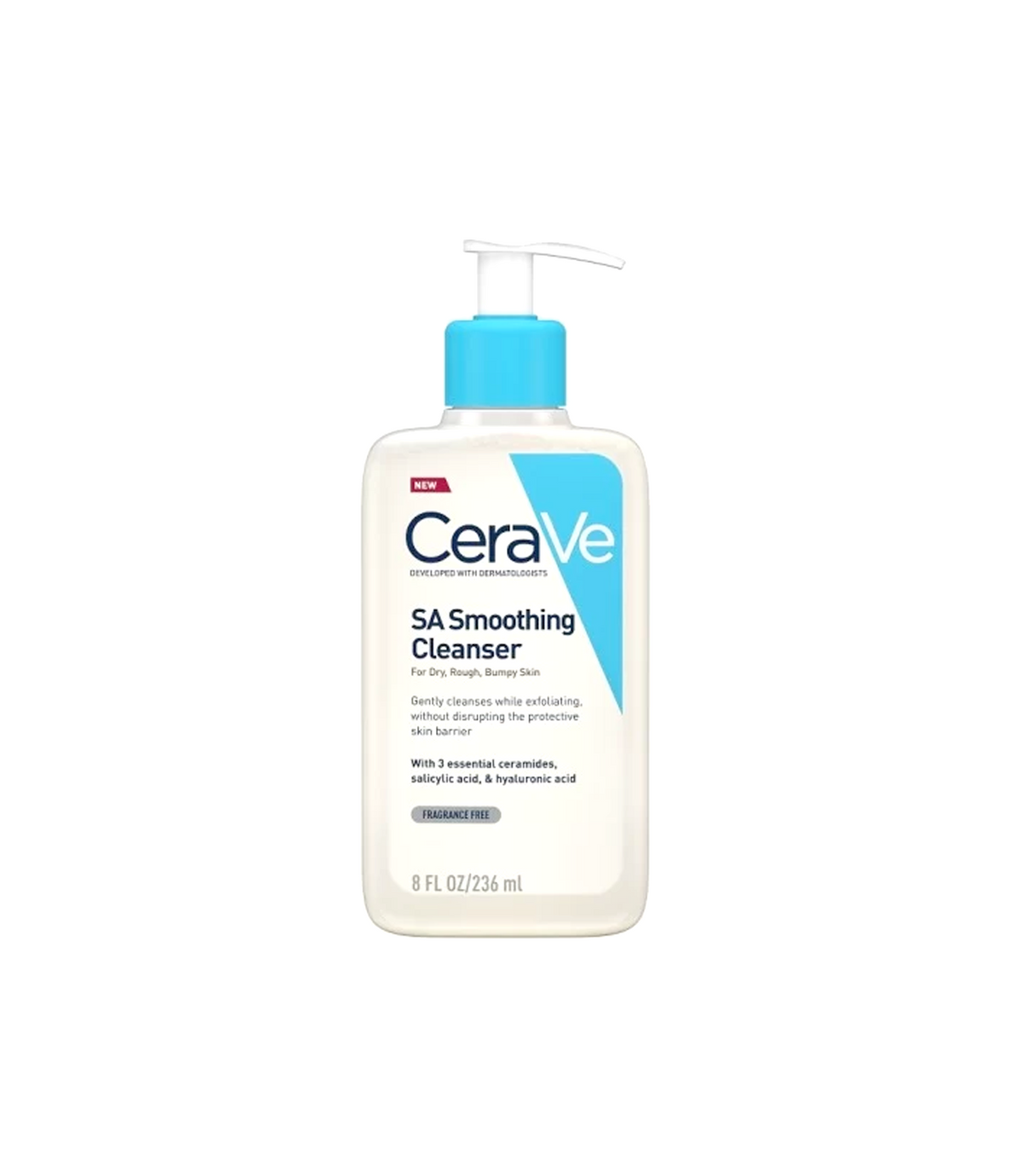 cerave cleanser sa smoothing dry rough bumpy skin 236ml
