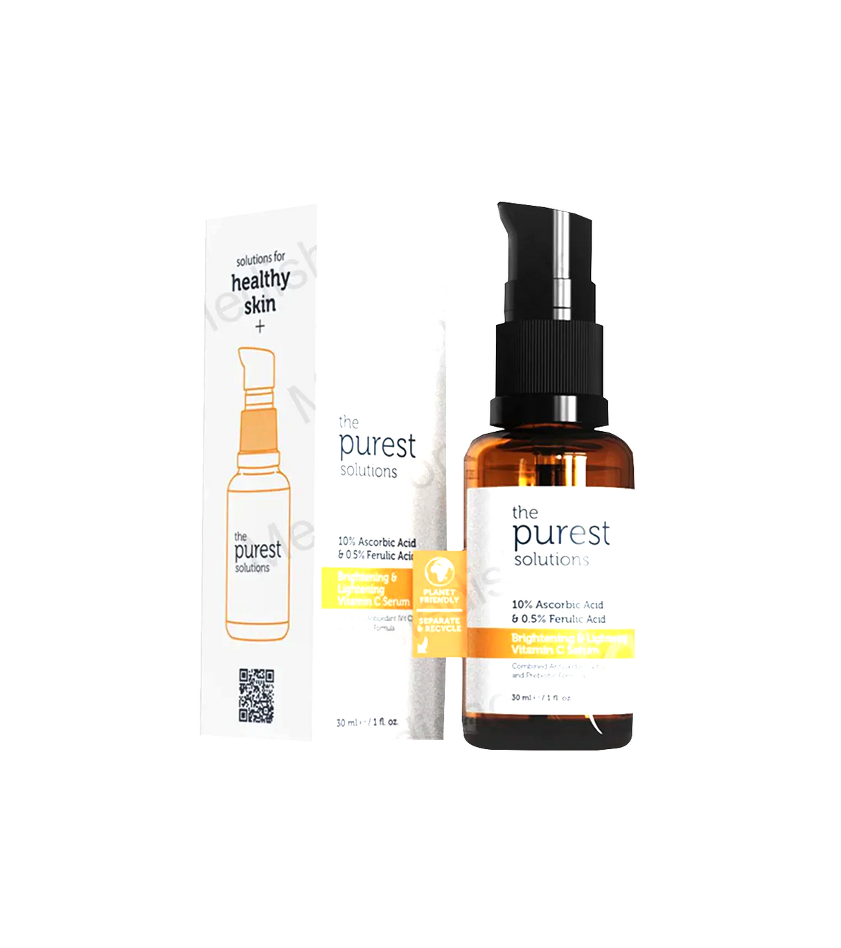 serum purest bright&light vitamin c 20% ascorbic acid 30ml