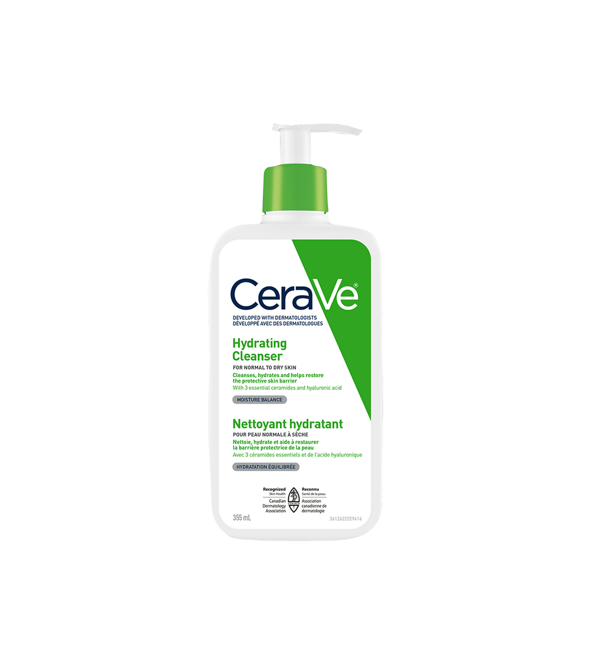 cerave cleasner hydrating cream to foam normal to dry 355ml