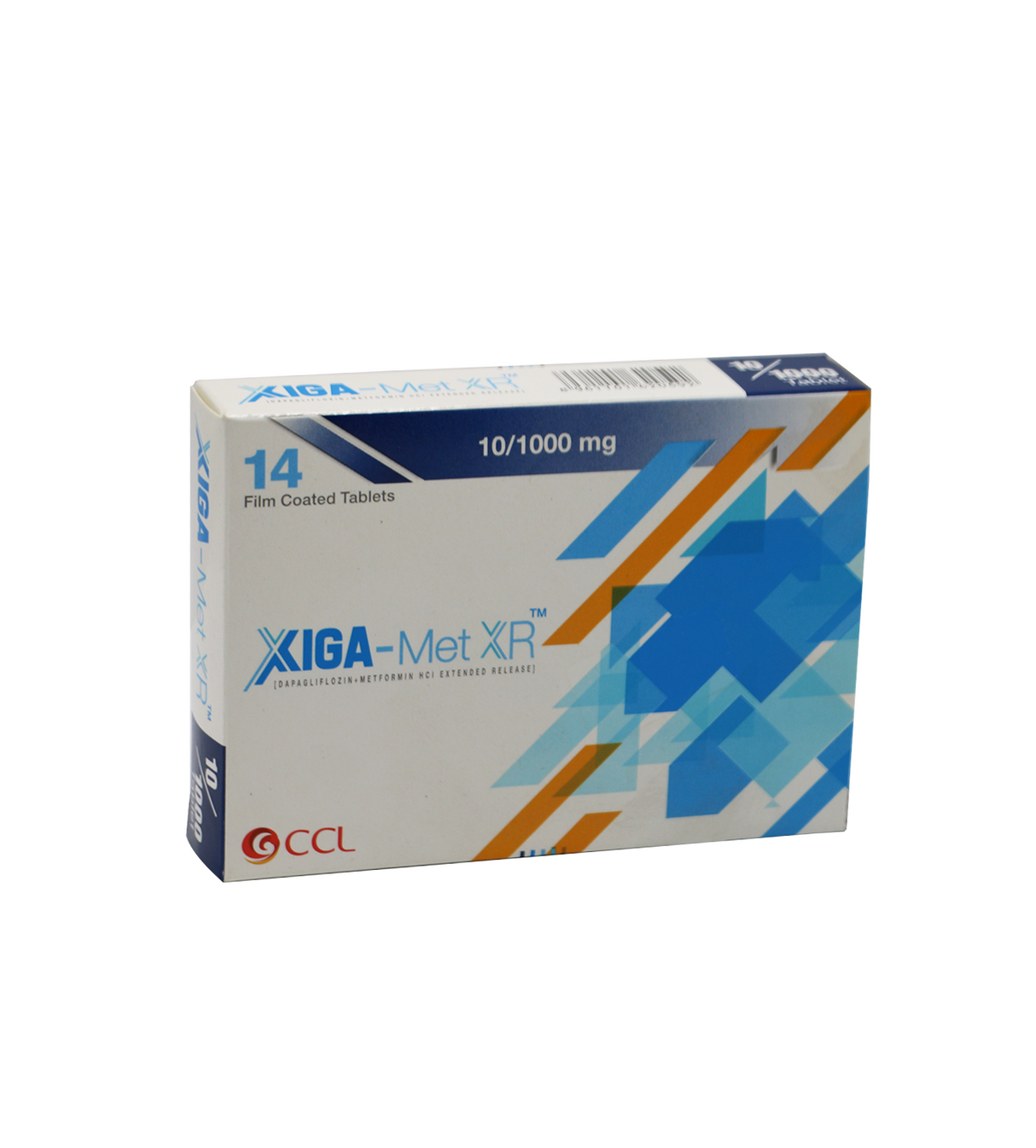 tab xiga met xr 10/1000mg 14s