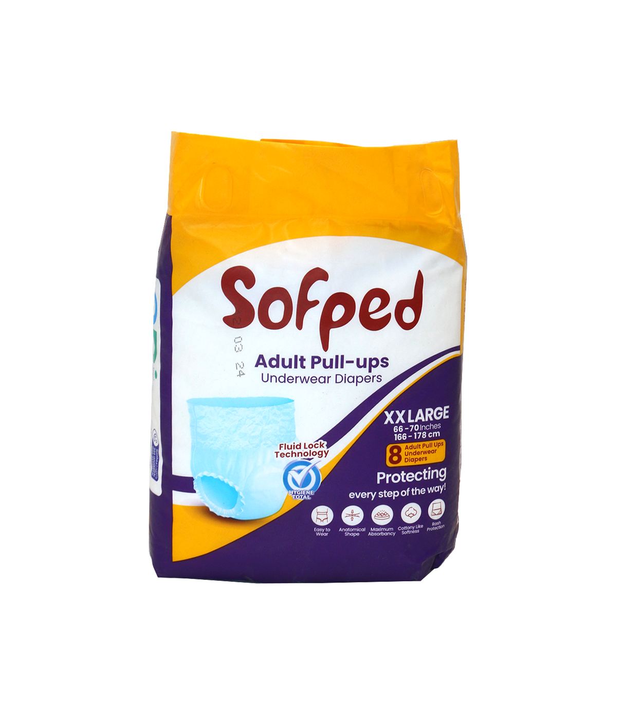 sofped adult pants 8pc xxl