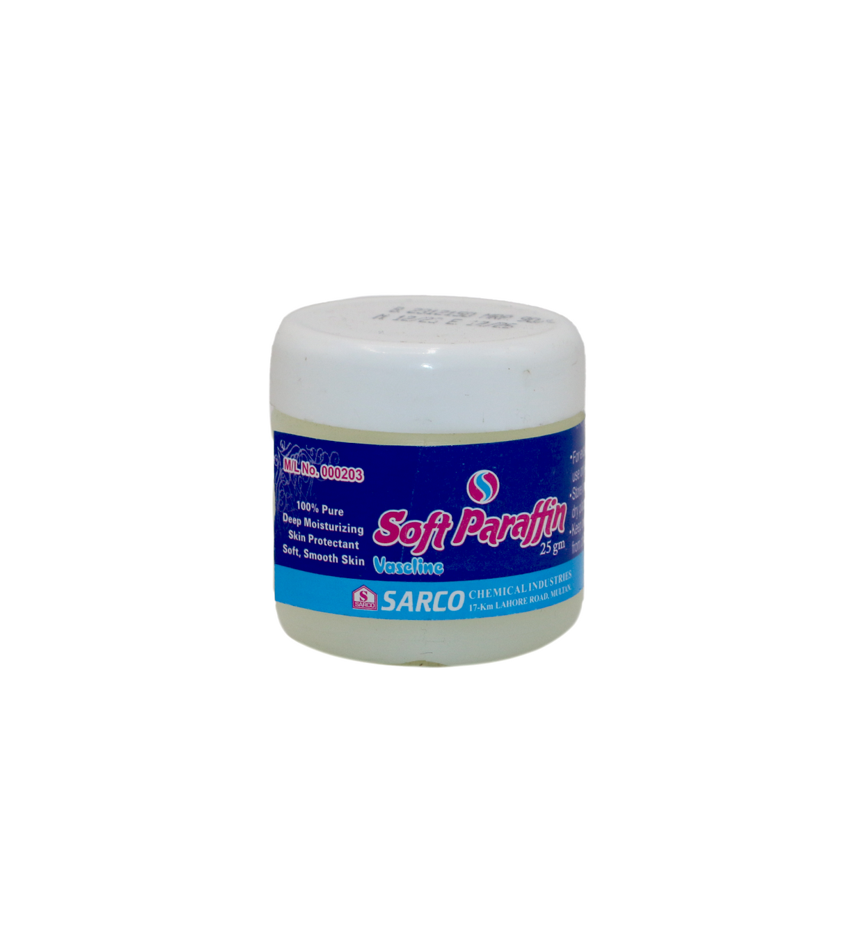 sarco soft paraffin vaseline 25g