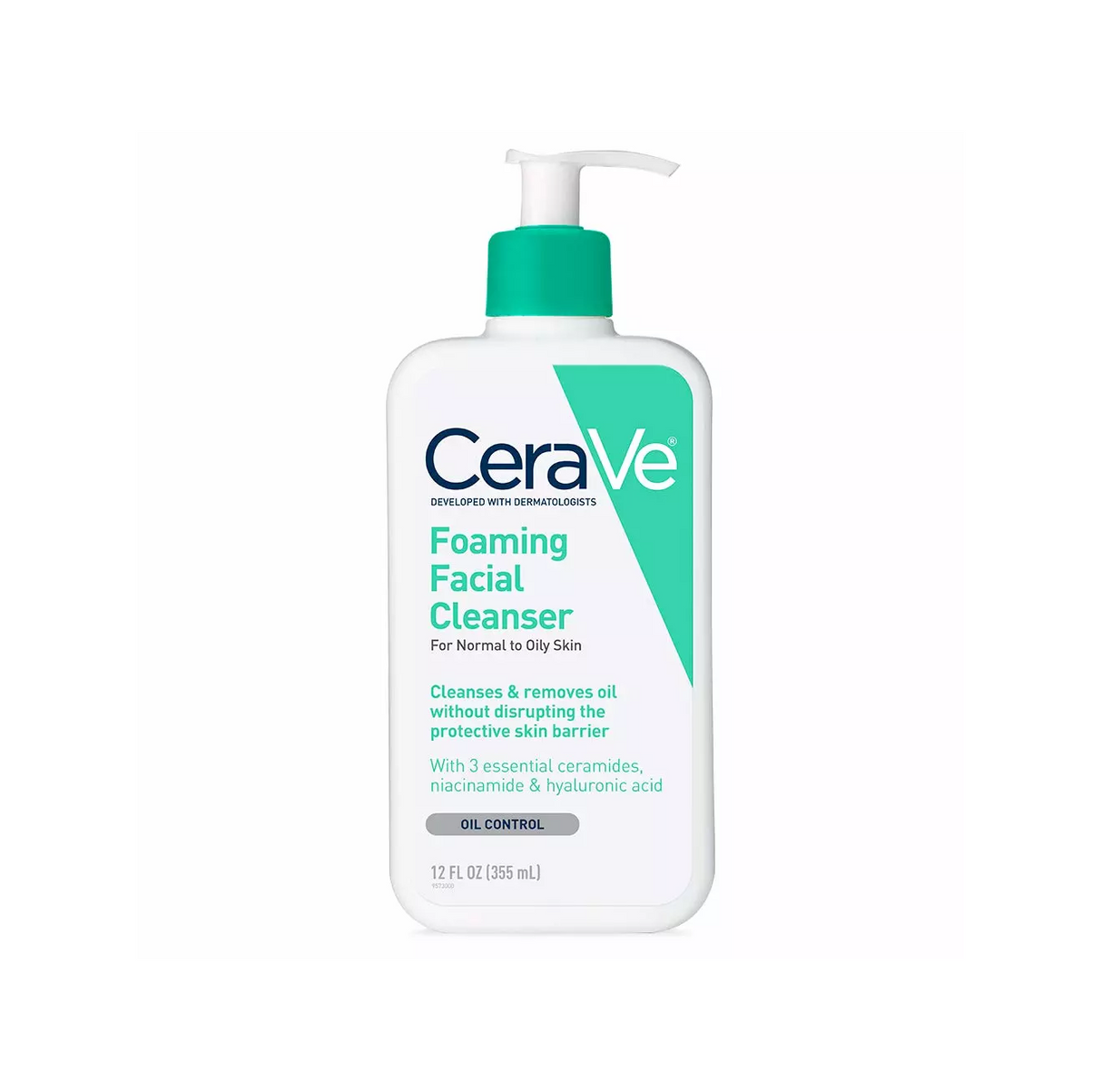 cerave cleanser foaming facial normal to oily 355ml