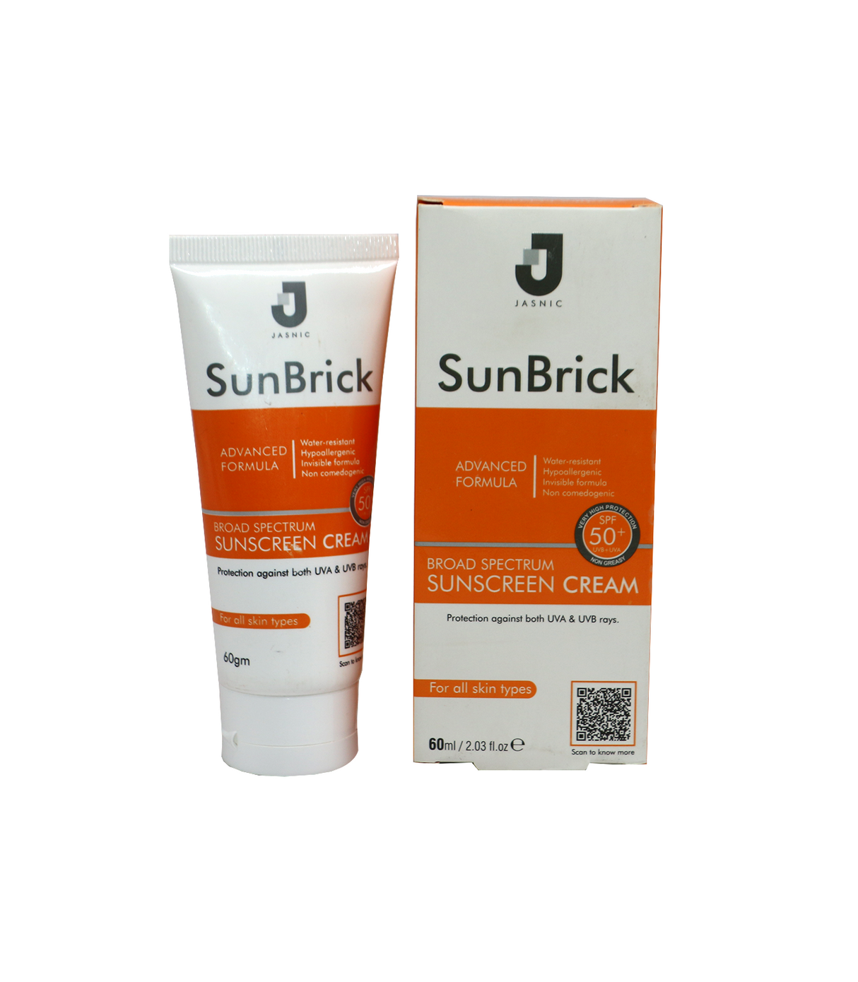 sunbrick crm sunscreen broad spf50 60ml