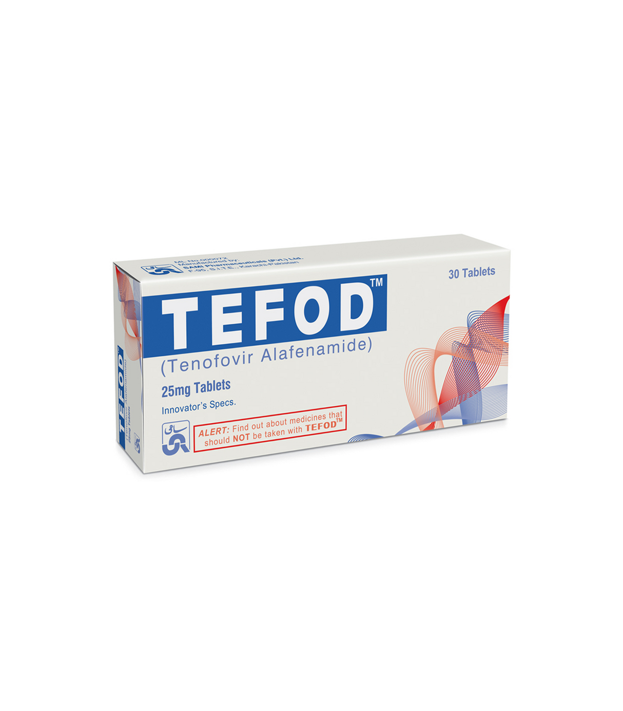 tab tefod 25mg 30s