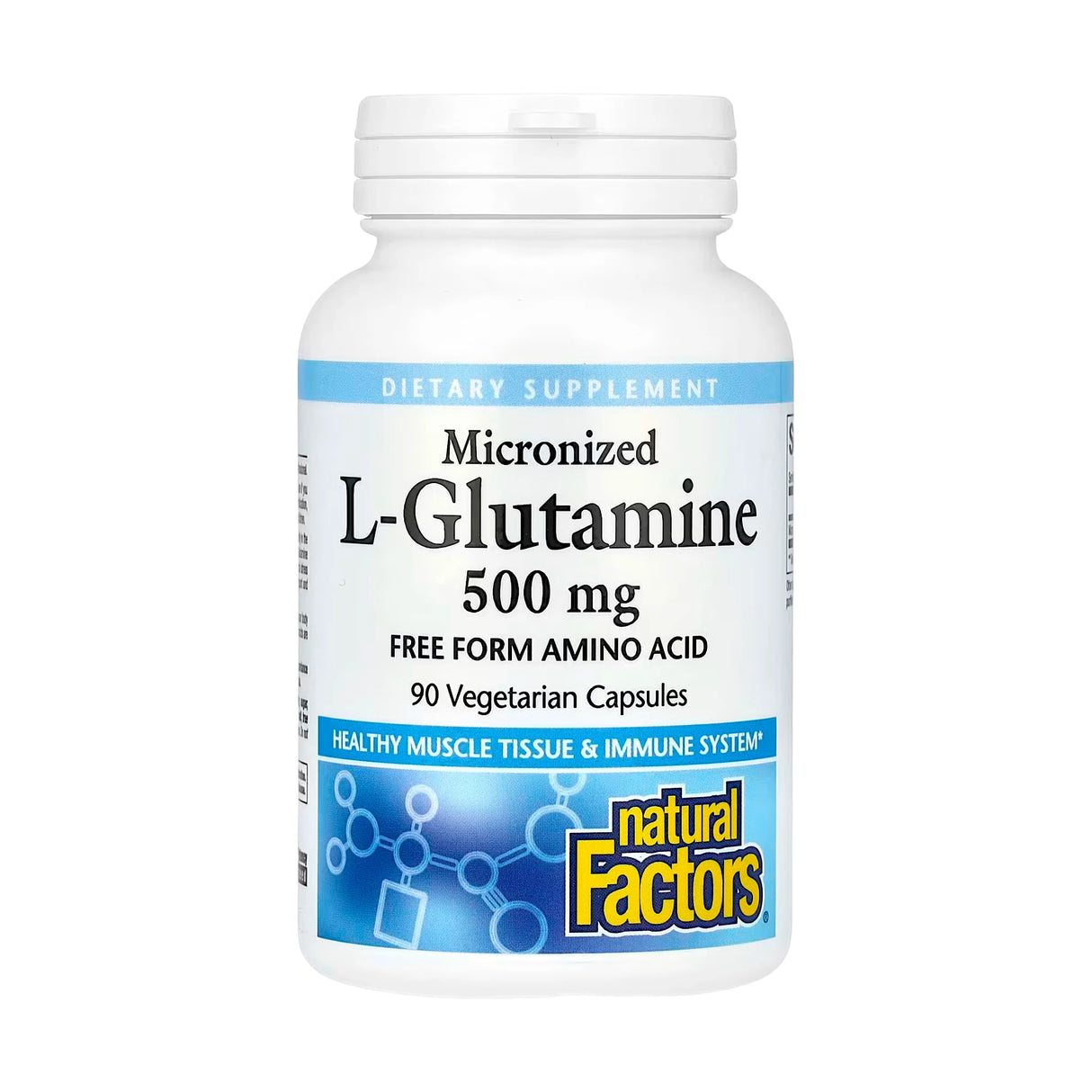 natural factors capsules l glutamine 500mg 60p 1s