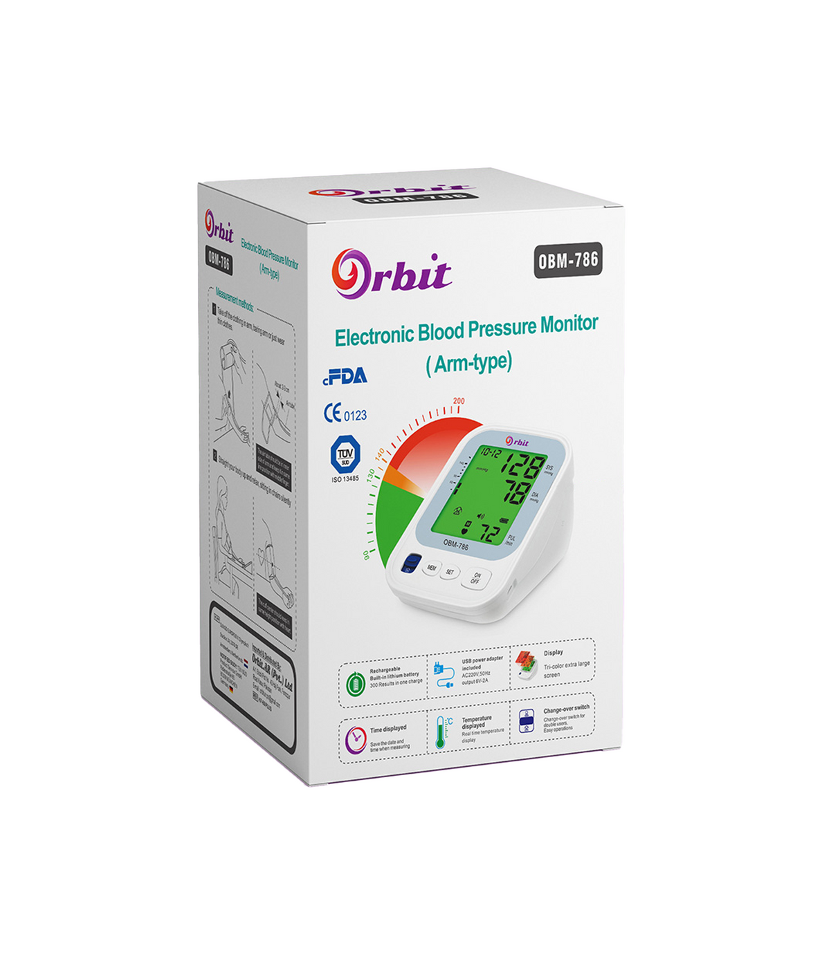 orbit bp meter obm 786