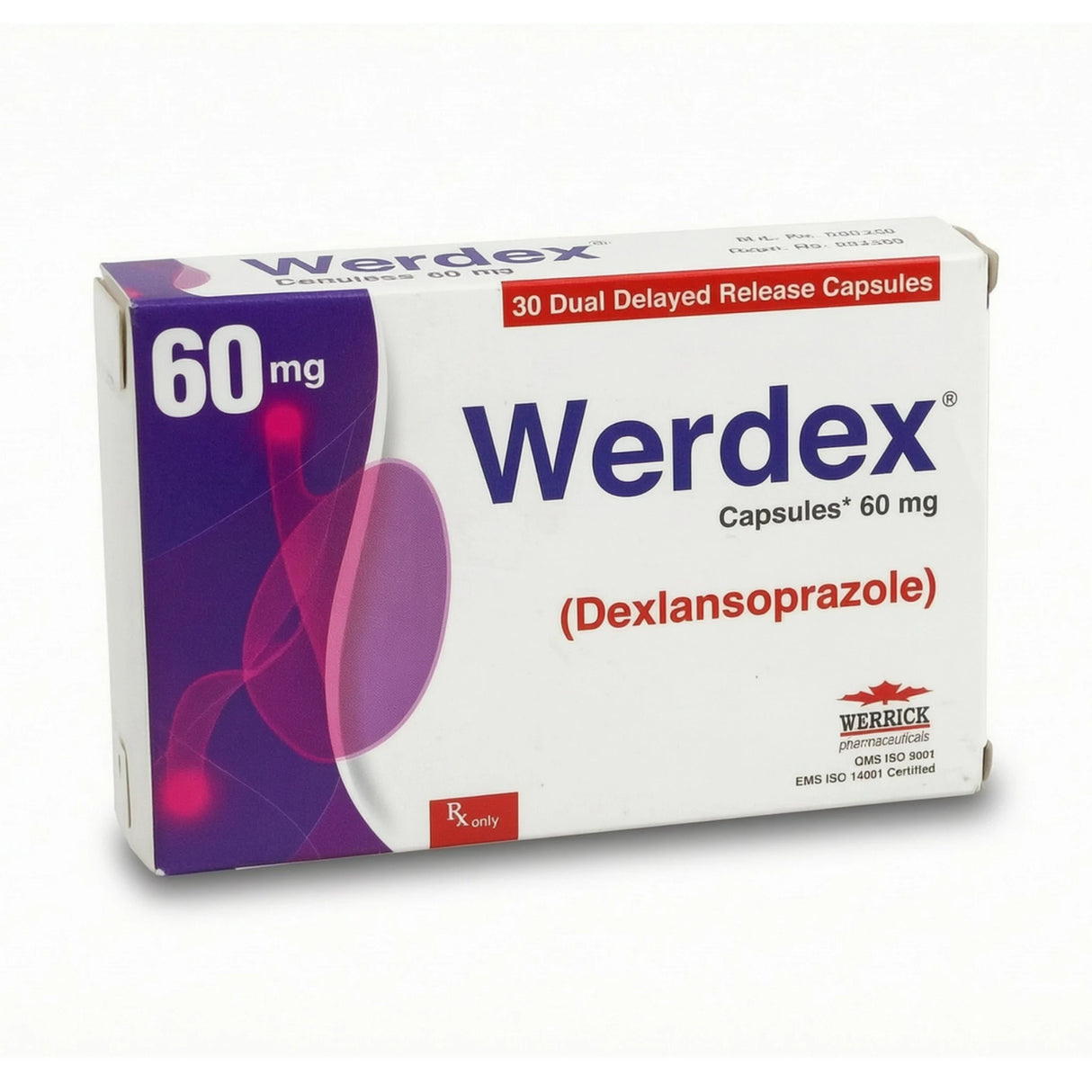 capsules werdex 60mg 30s