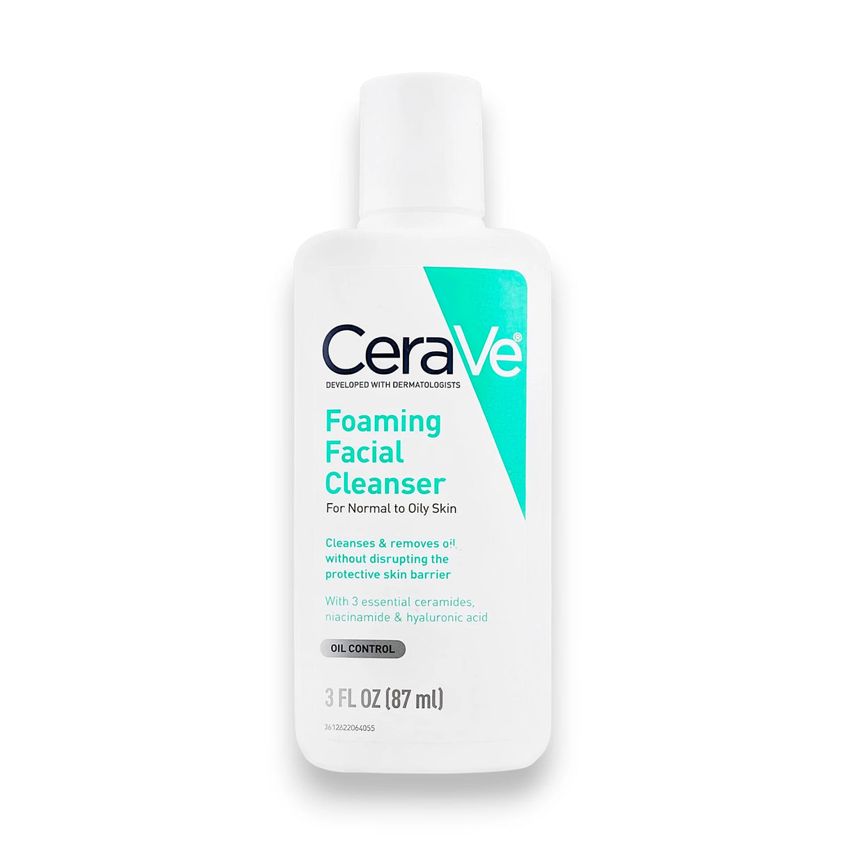 cerave cleanser foaming facial normal to oily 87ml