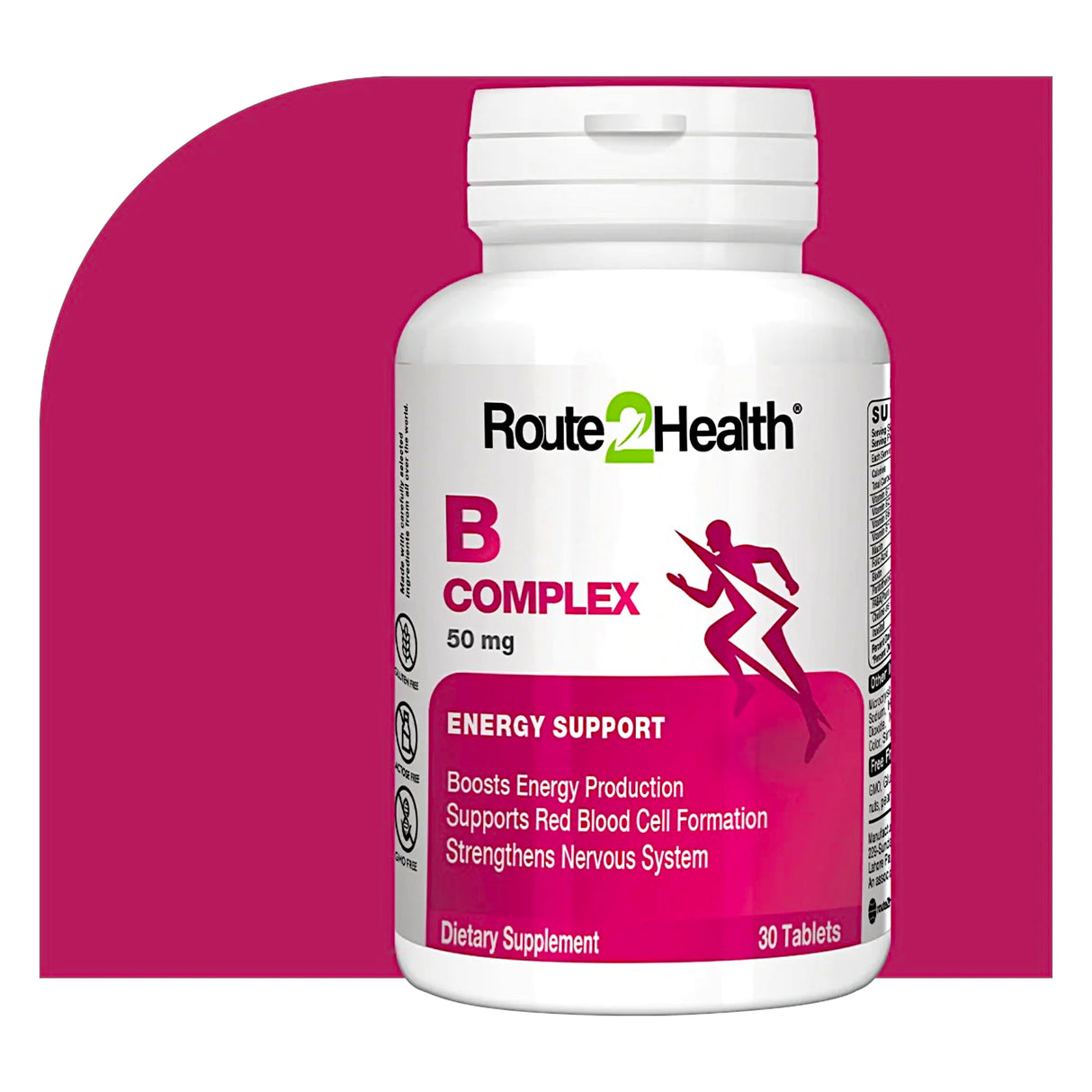 route 2 health tablets b complex 50mg 30t 1s